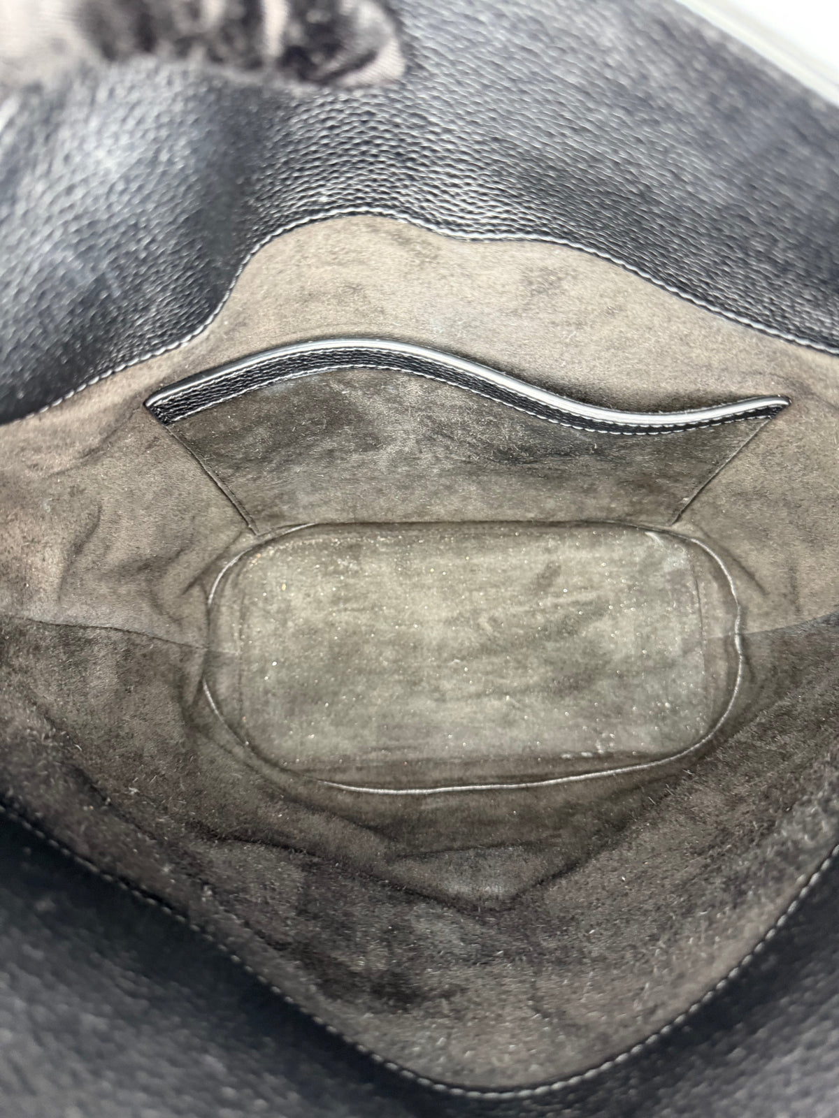 Celine Soft Grained Calfskin Medium Bucket Bag Black