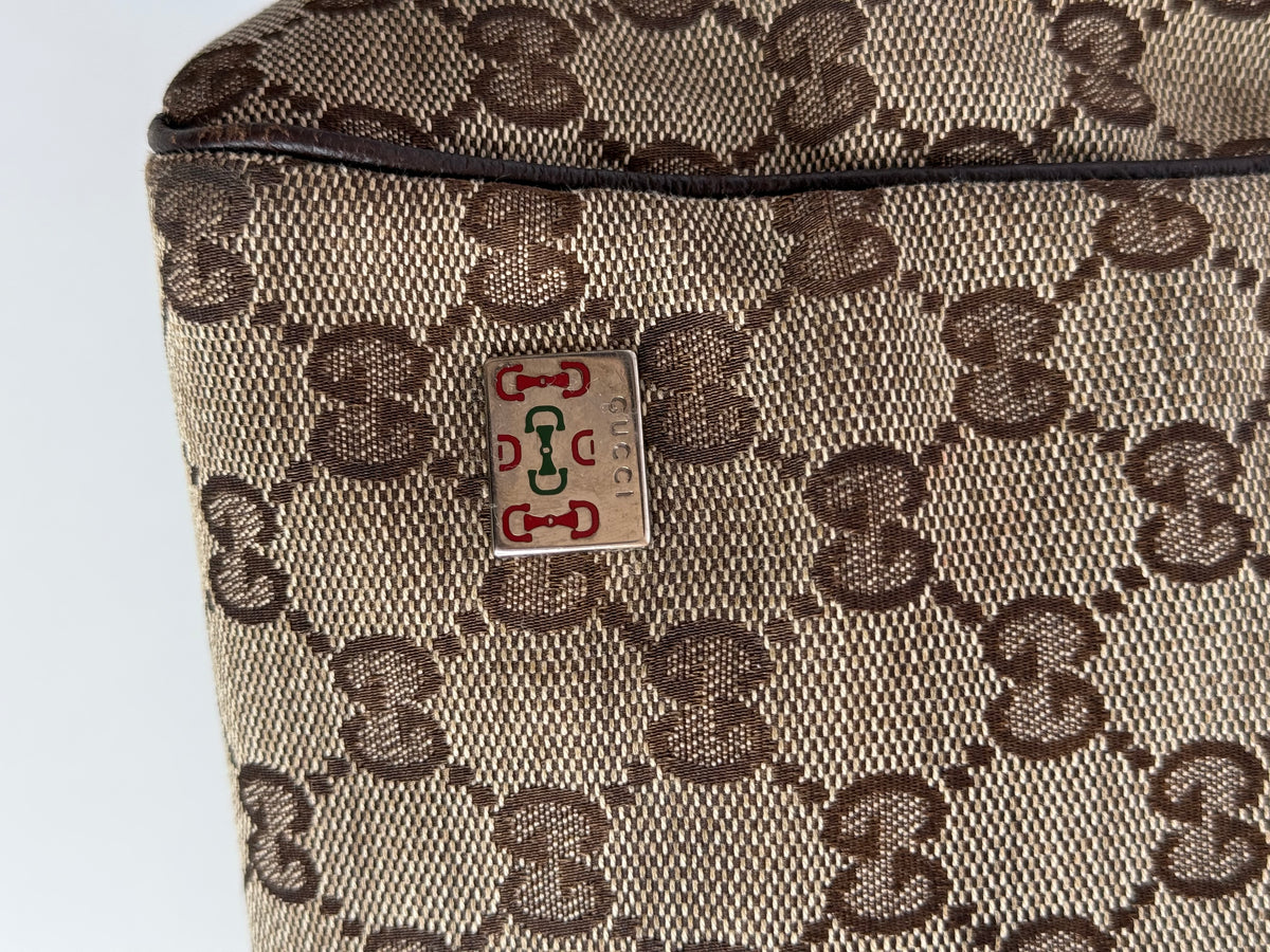 Gucci GG Monogram Pop Tote Web Sherry Line