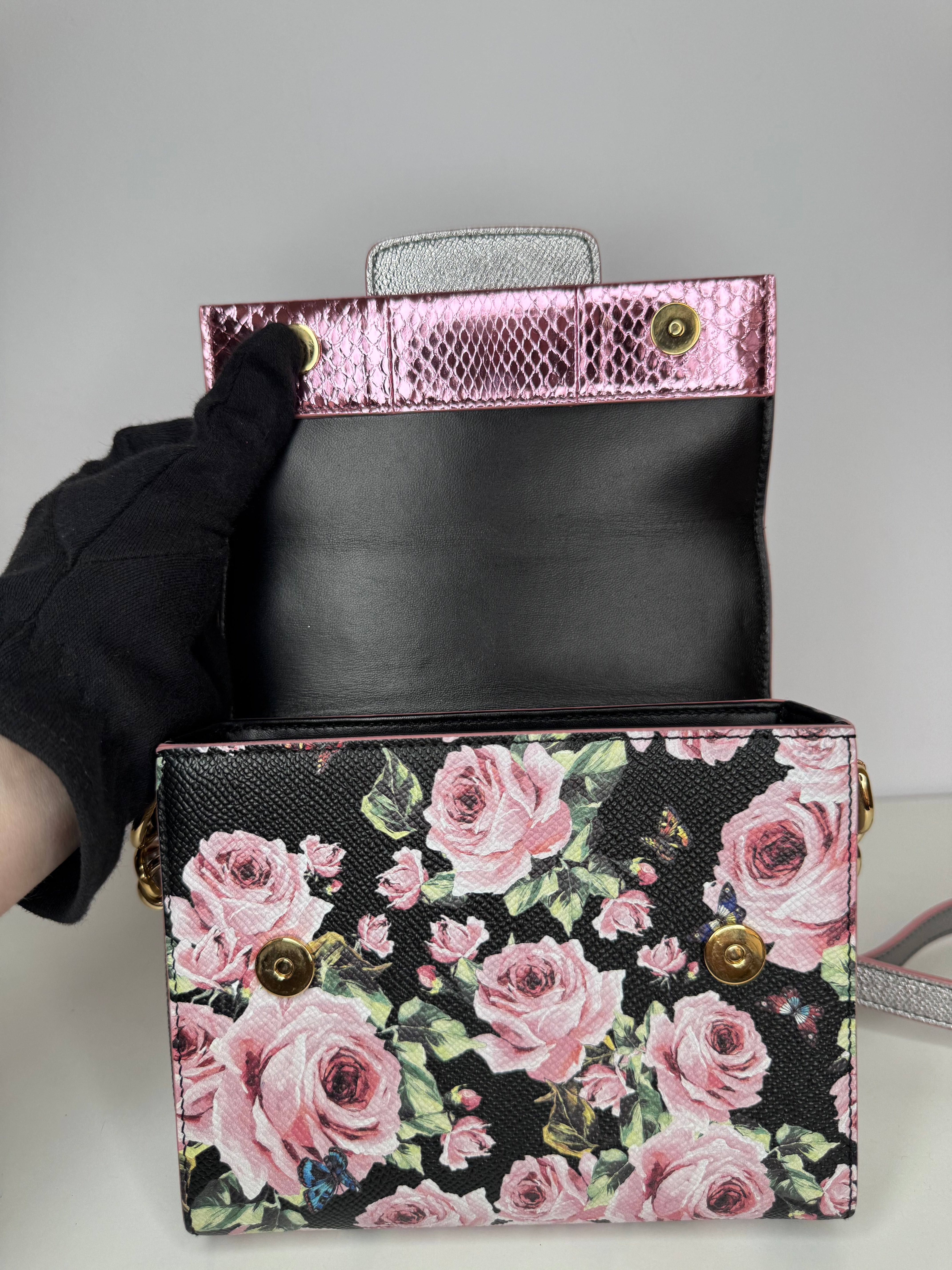 Dolce Gabbana Mini Dauphine Millennials Lily Box Bag