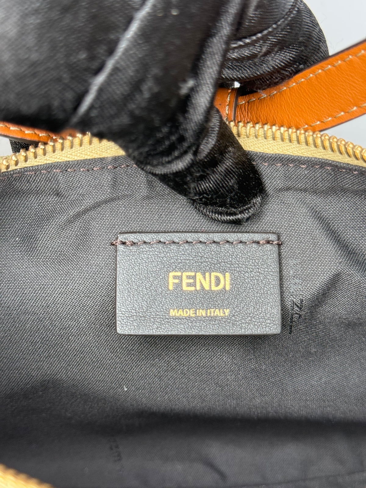 Fendi Fendigraphy Small Straw Hobo Bag