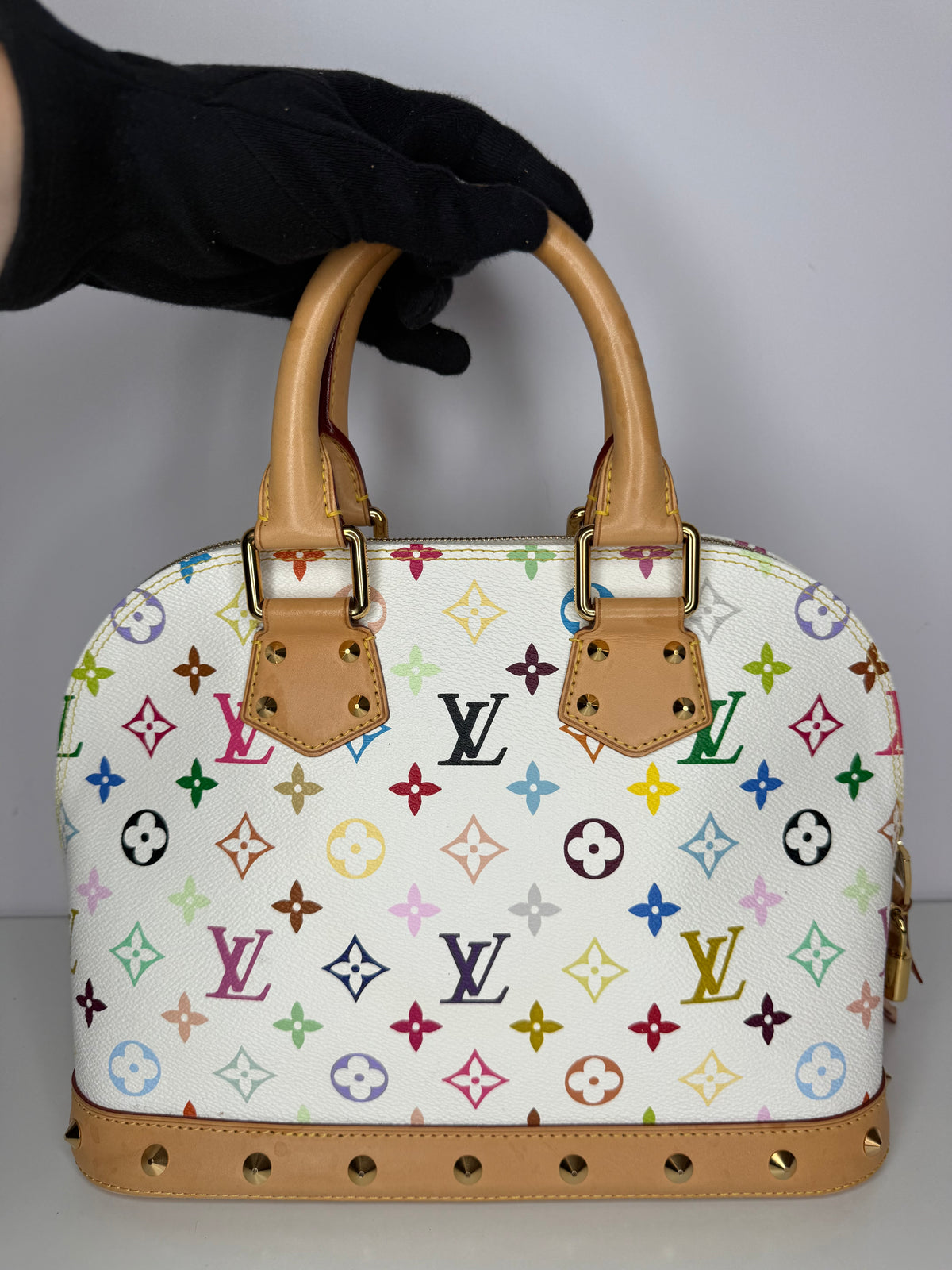 Louis Vuitton Limited Edition Alma PM Monogram Multicolor Takashi Murakami