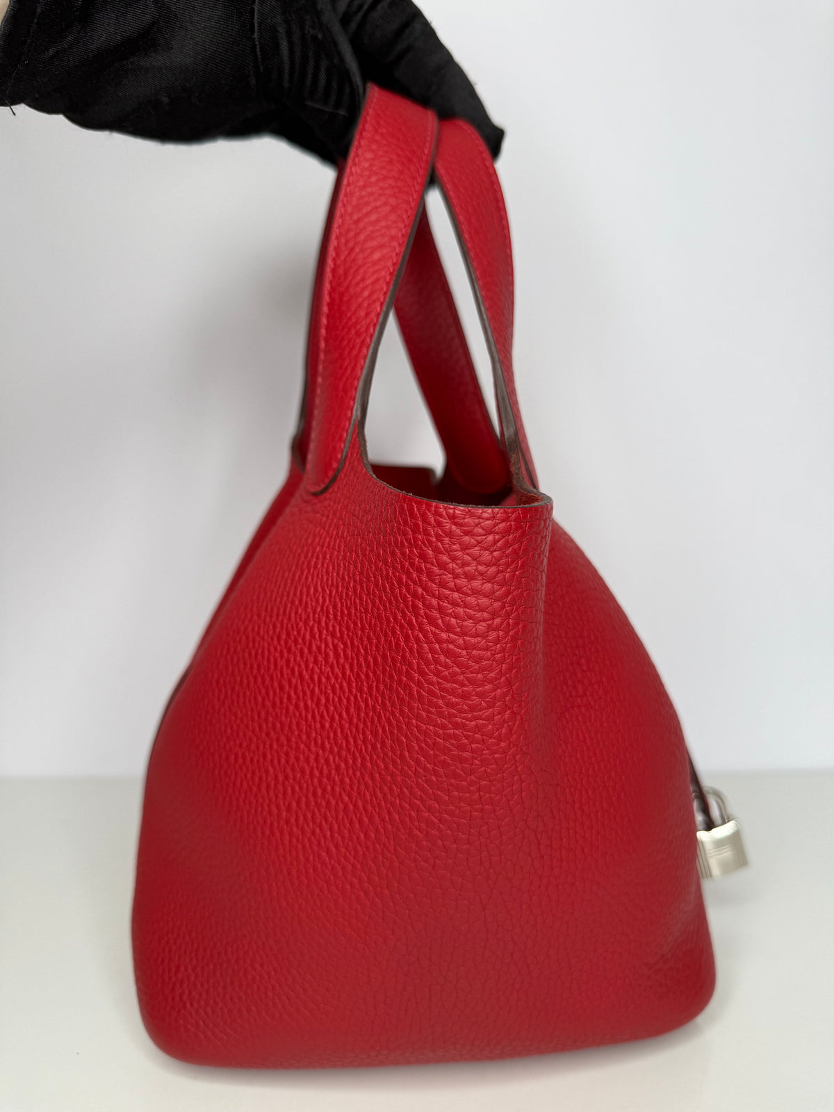 Hermès Picotin 18 Rouge Grenat Togo Leather