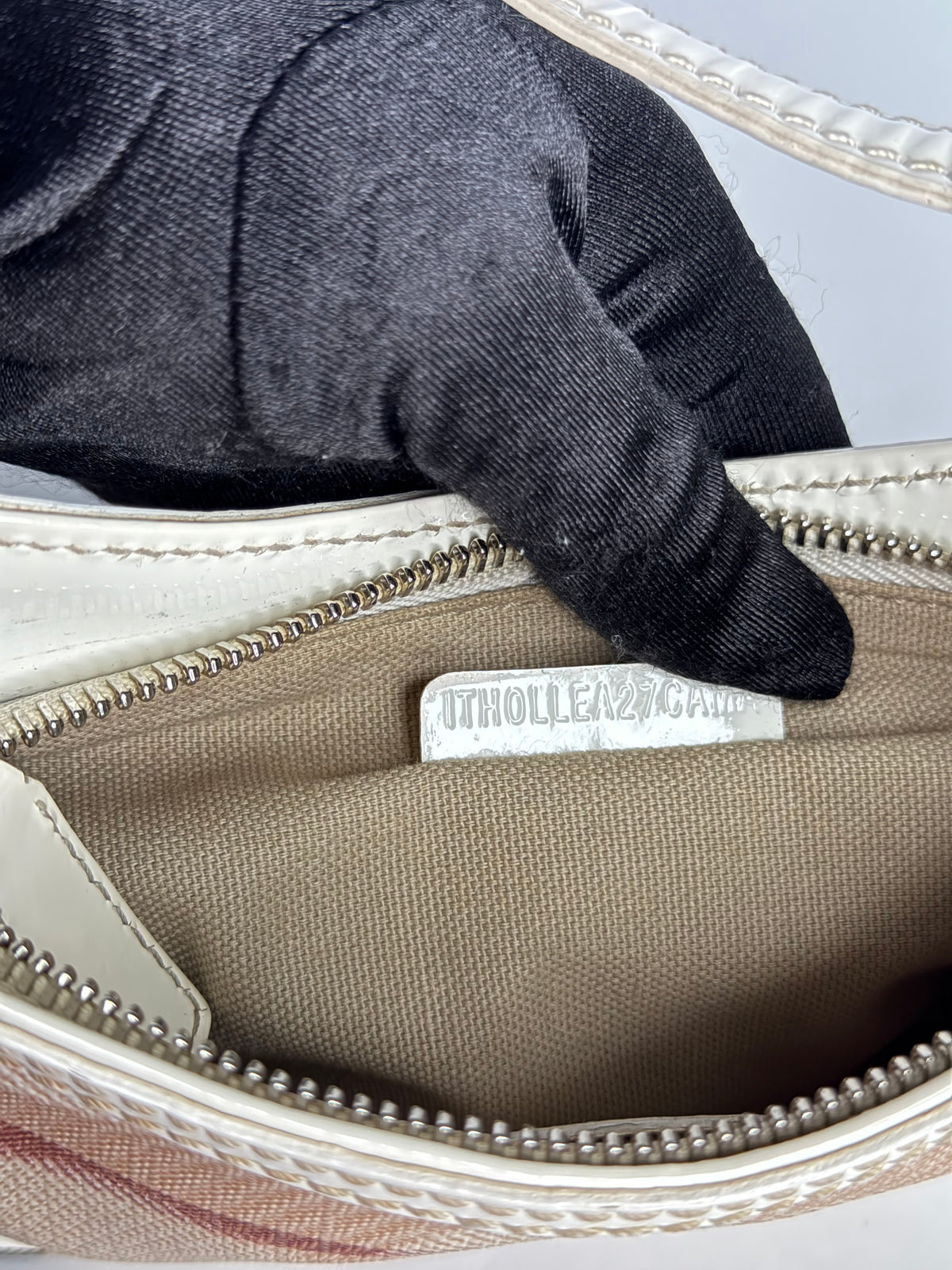 Burberry Painted Hearts Nova Check Pochette