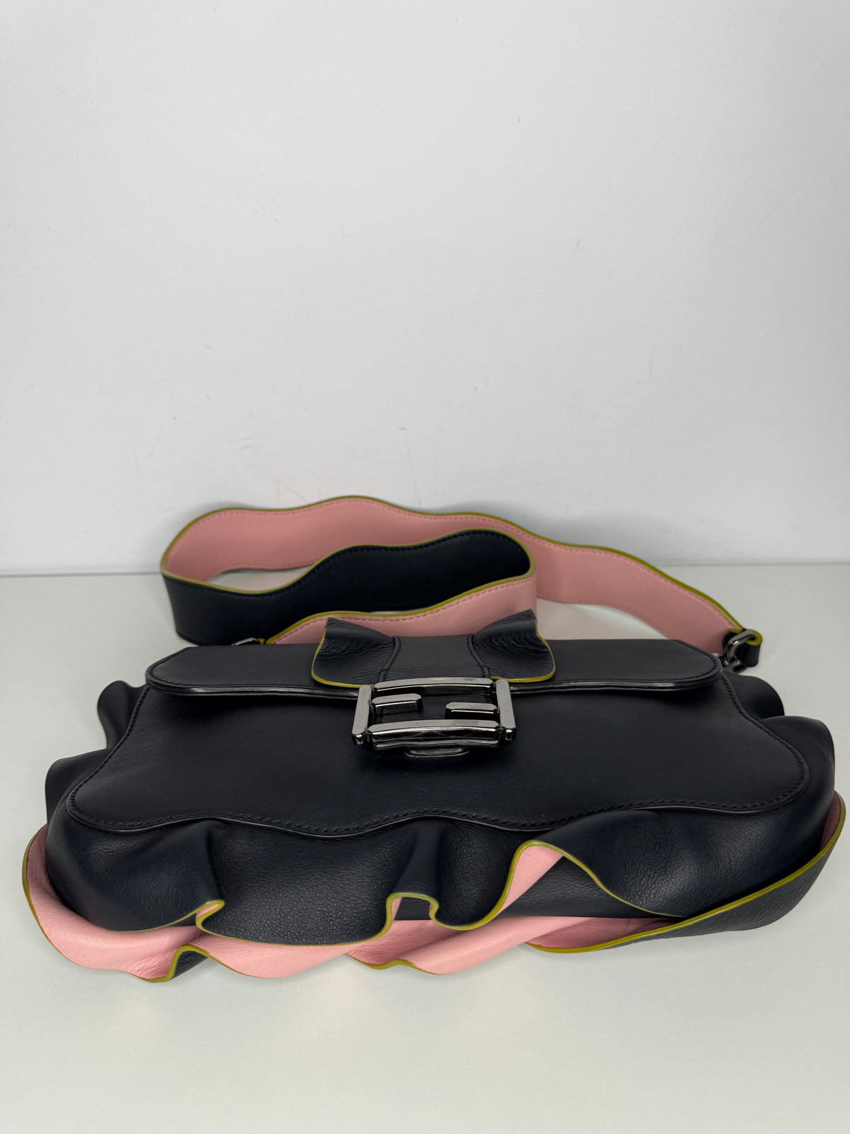 Fendi Wave Baguette Midnight Blue