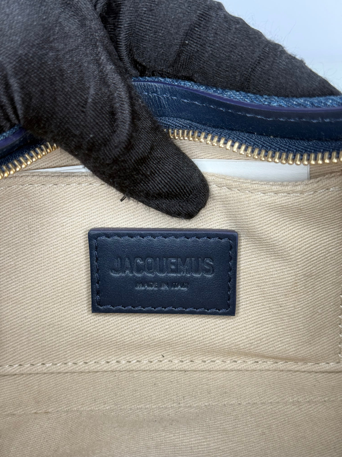 Jacquemus Le Bisou Denim Shoulder Bag
