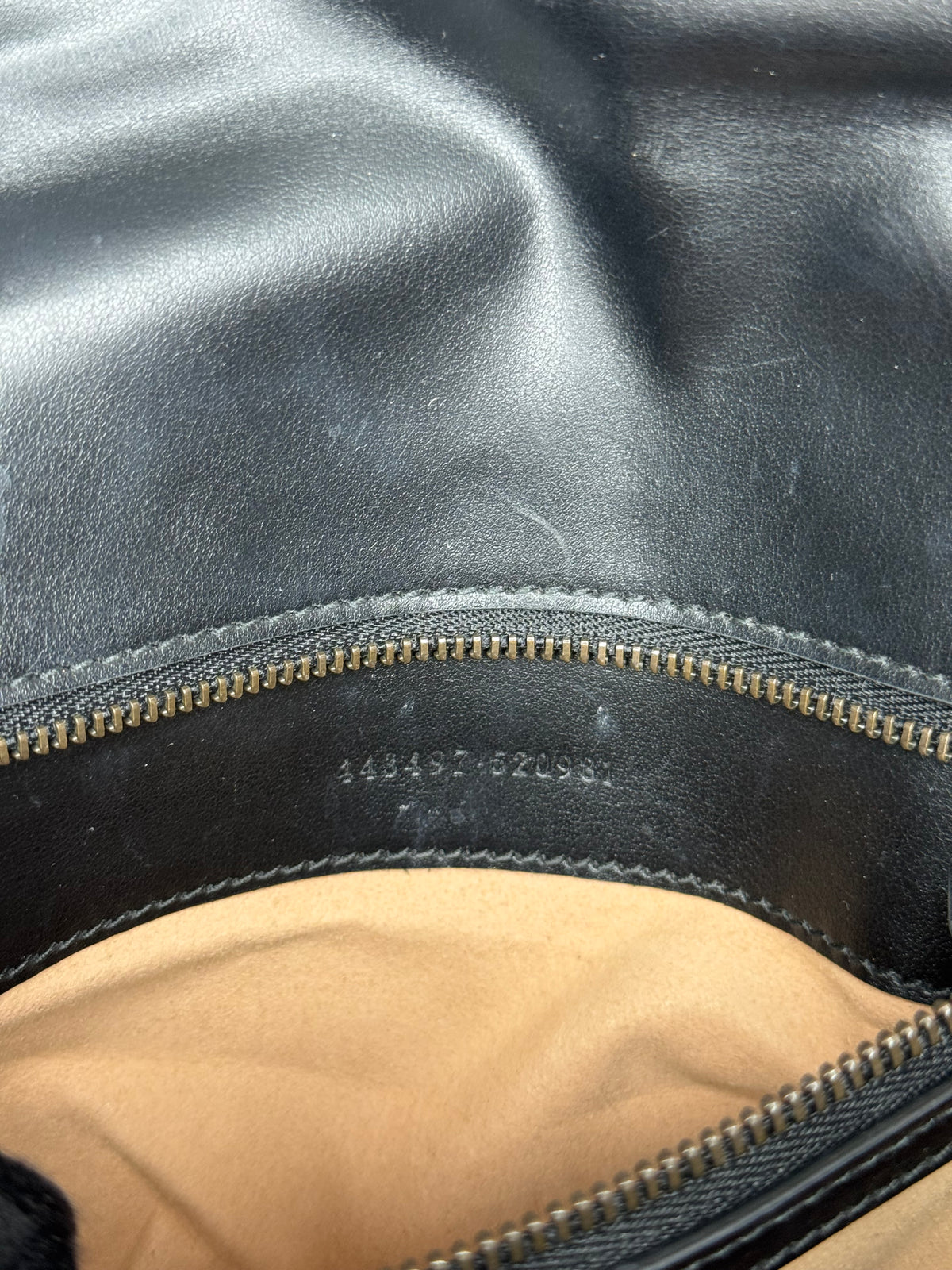 Gucci GG Marmont Black Calfskin Matelasse Medium Shoulder Bag