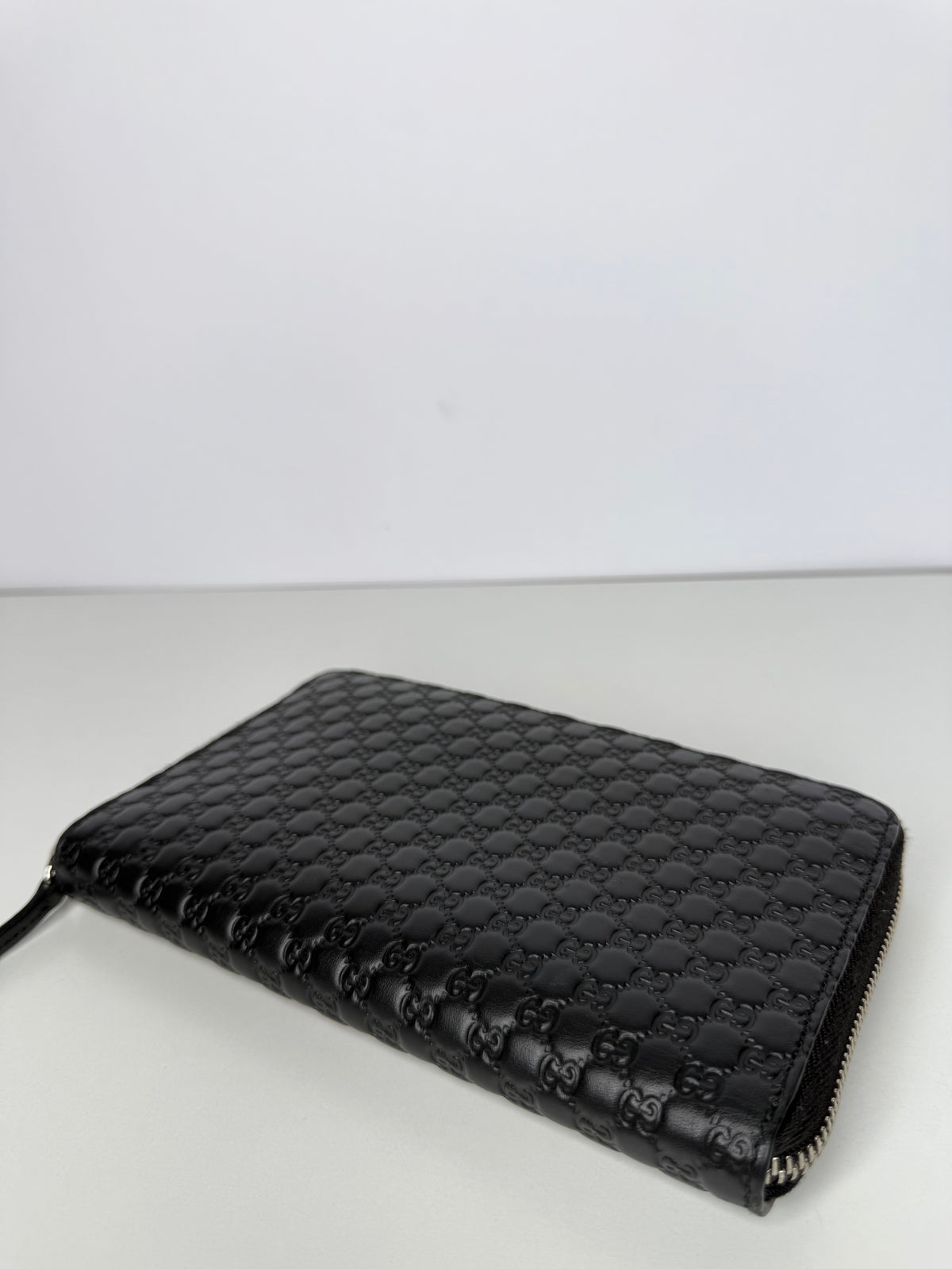 Gucci Black Microguccissima Leather Long Zippy Organizer Wallet