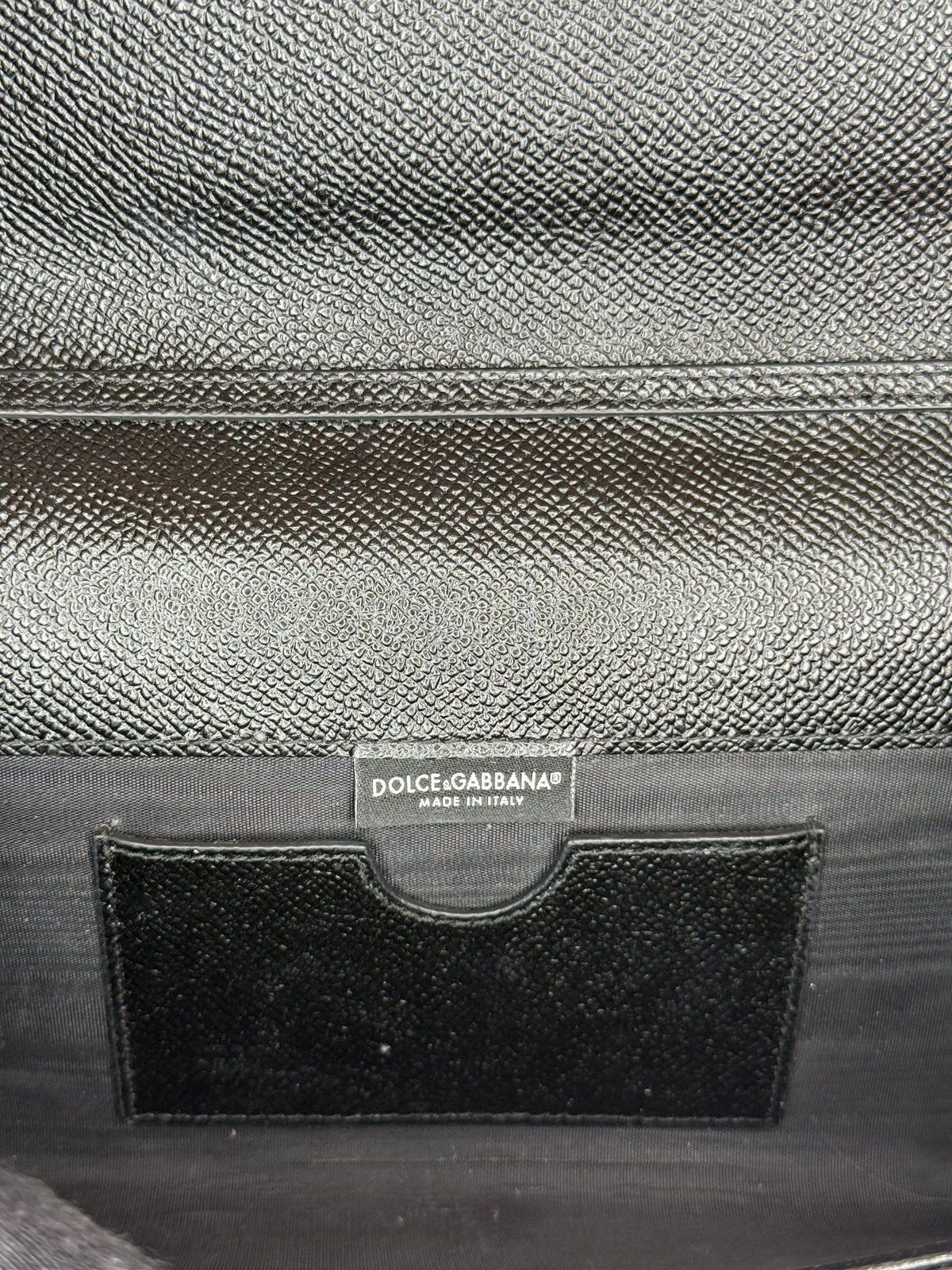 Dolce Gabbana Leopard Print Flap Wallet on Chain