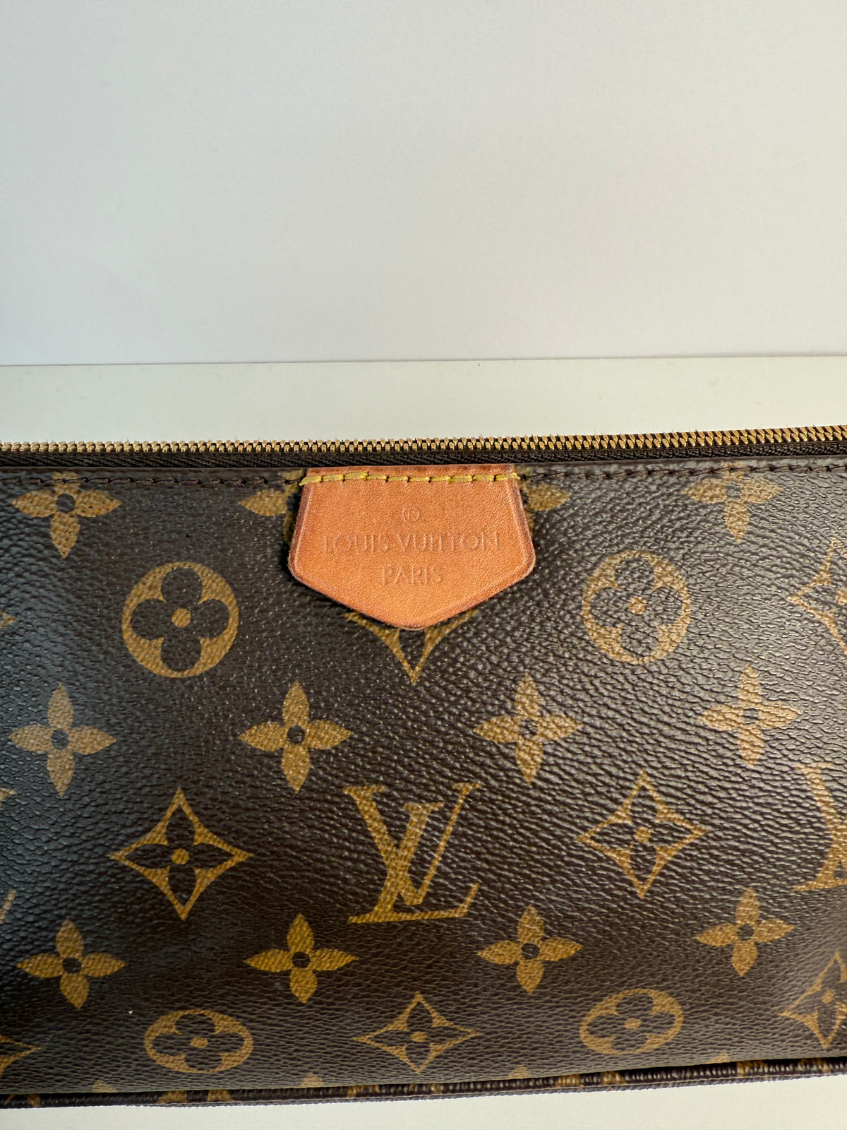 Louis Vuitton Multi Pochette Accessoires Khaki Strap Monogram Canvas