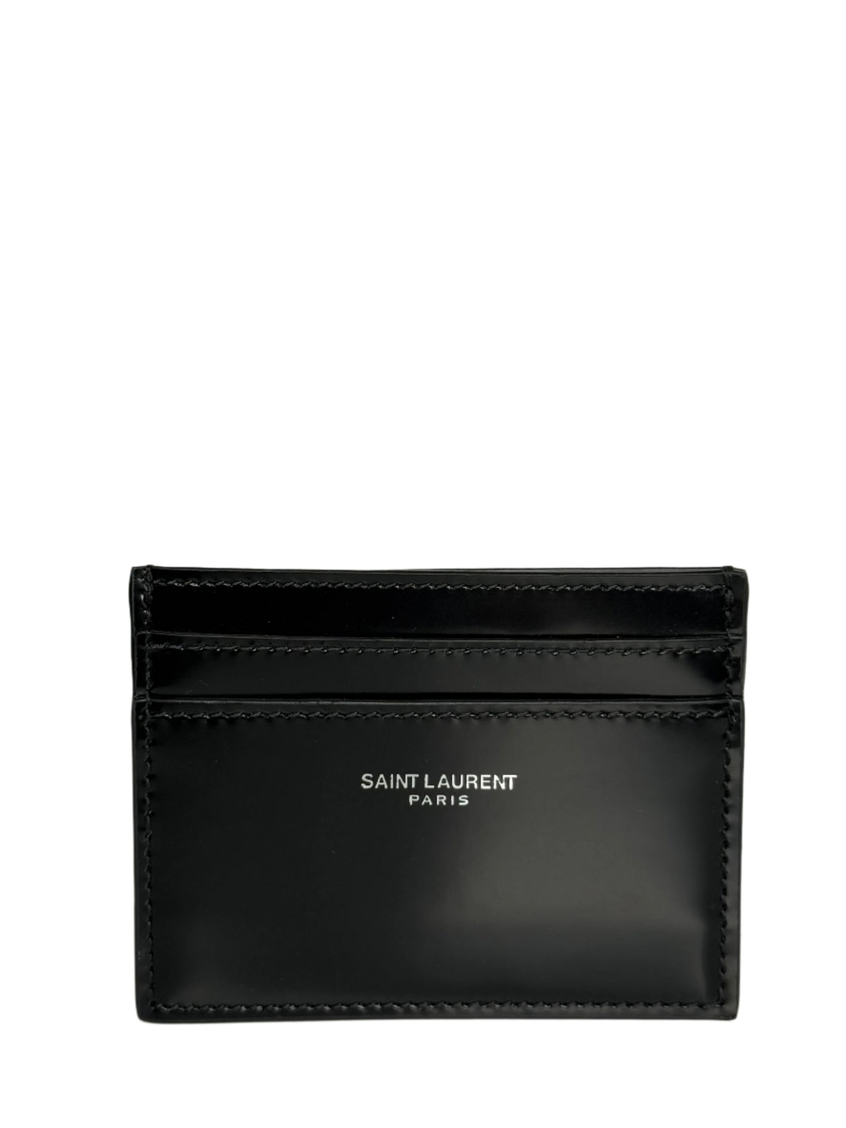 Saint Laurent Paris Leather Card Holder
