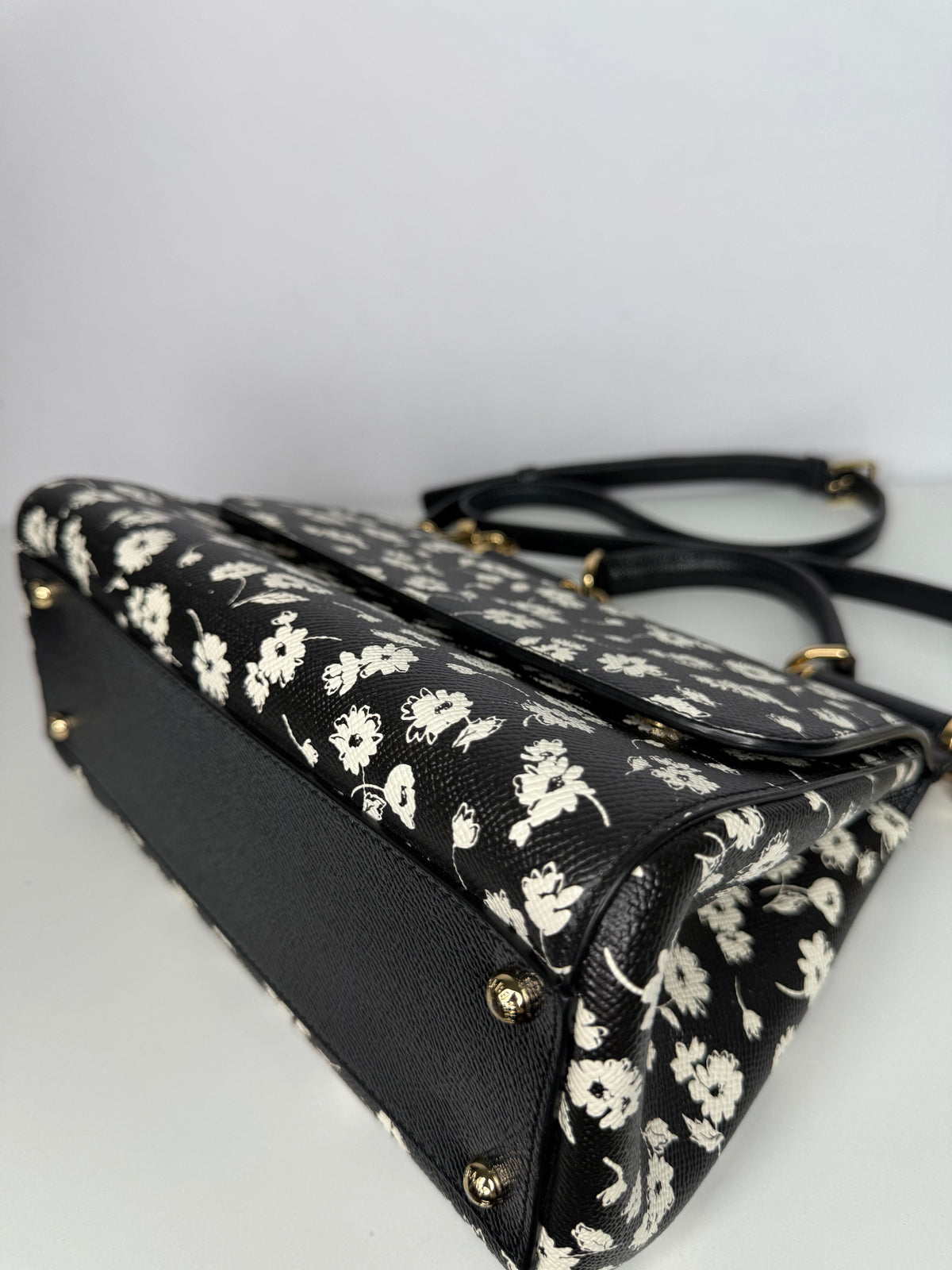 Dolce Gabbana Medium Miss Sicily Floral Printed Bag