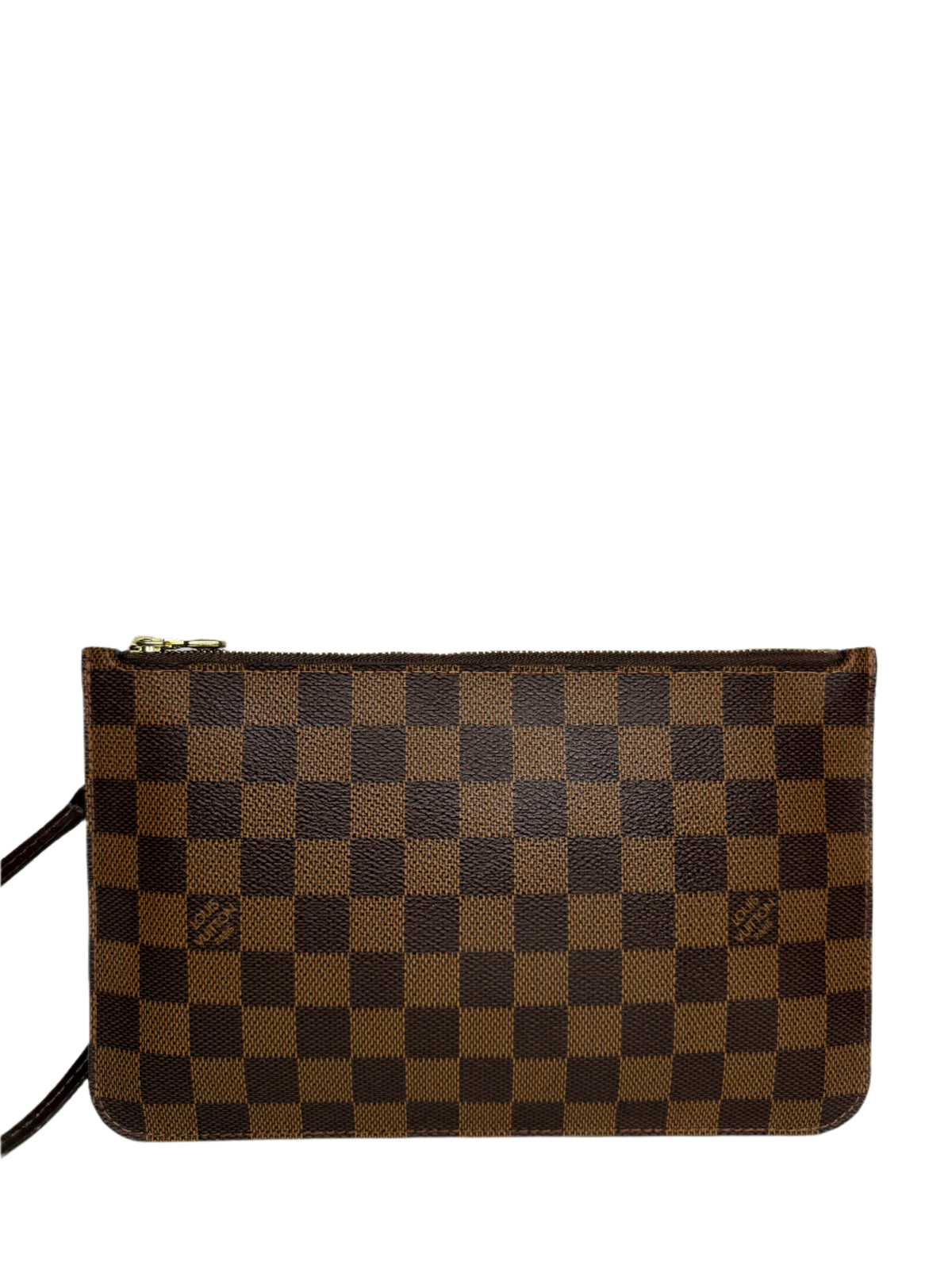 Louis Vuitton Neverfull Pochette Damier Ebene Canvas