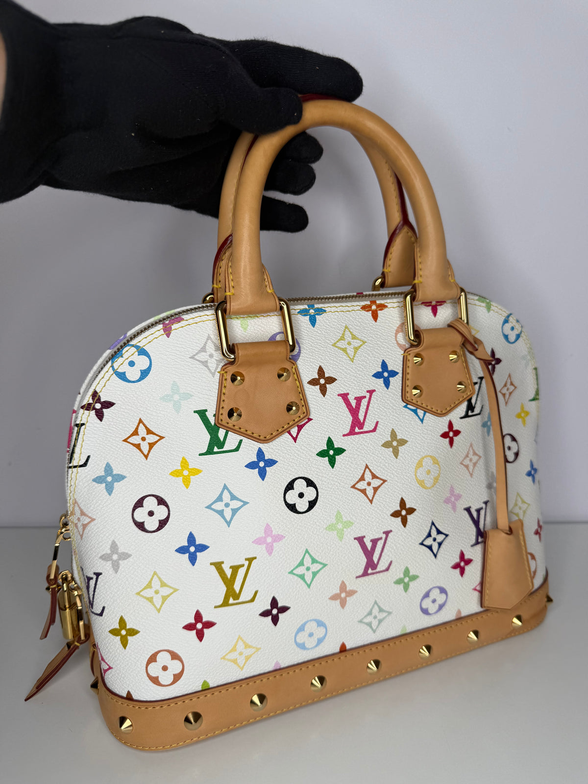 Louis Vuitton Limited Edition Alma PM Monogram Multicolor Takashi Murakami