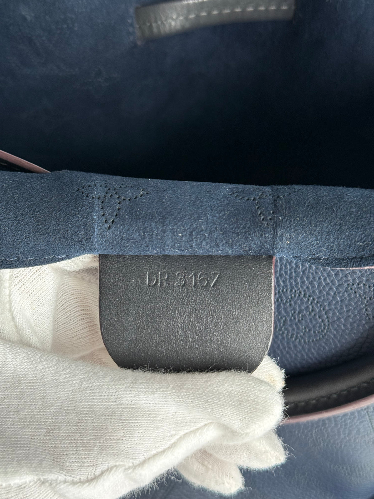 Louis Vuitton Monogram Mahina Girolata Dark Blue