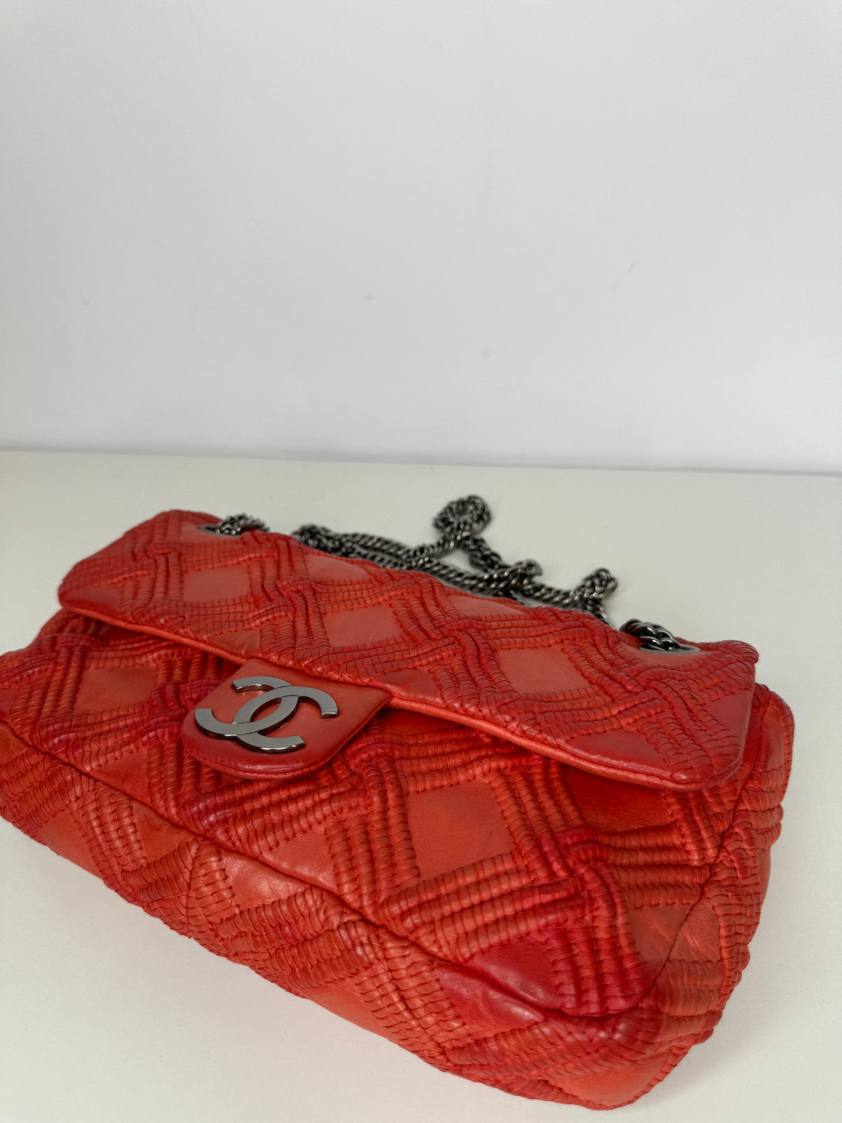 Chanel Walk Of Fame Coral Flap Bag