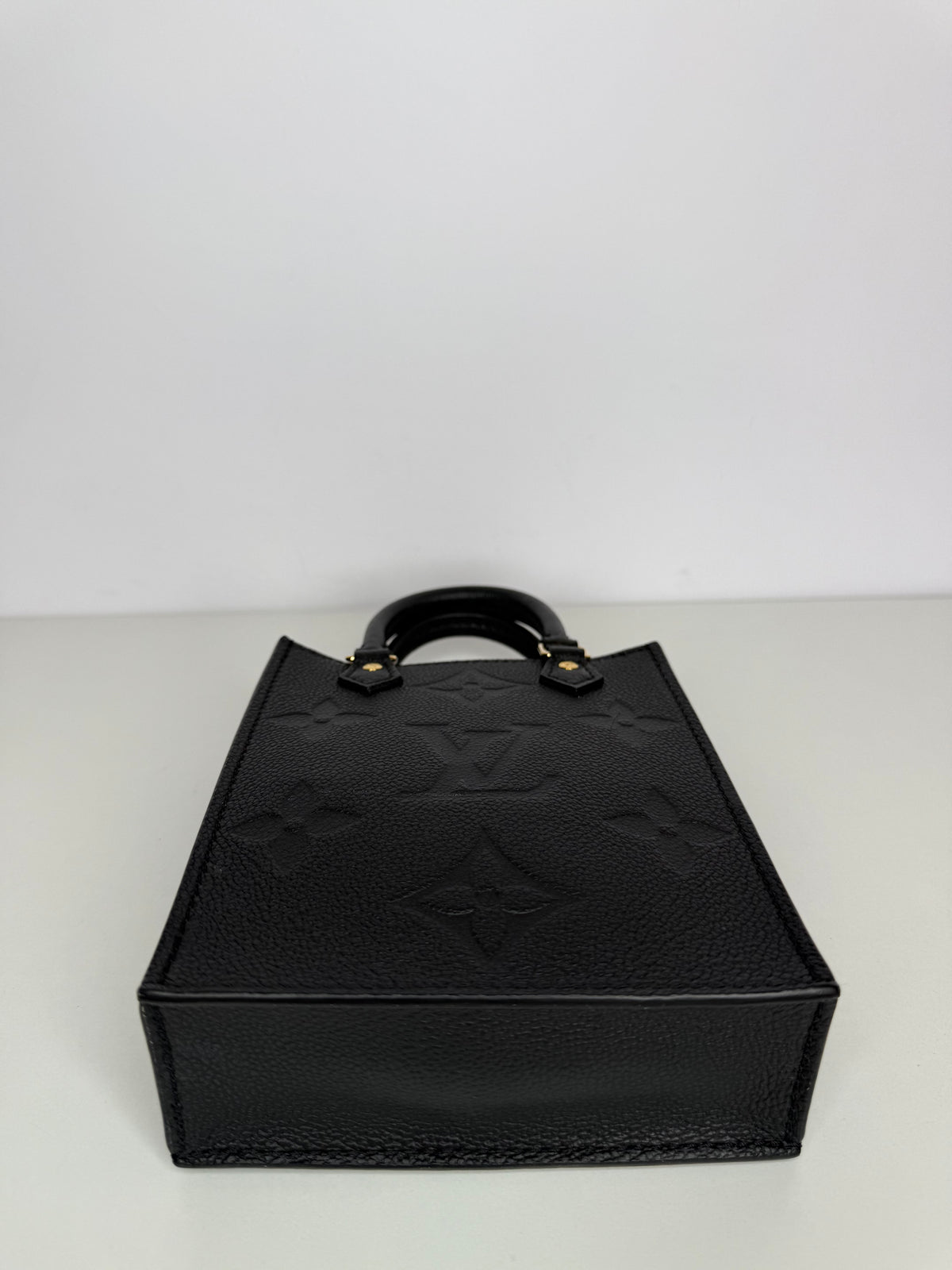 Louis Vuitton Monogram Empreinte Leather Petit Sac Plat