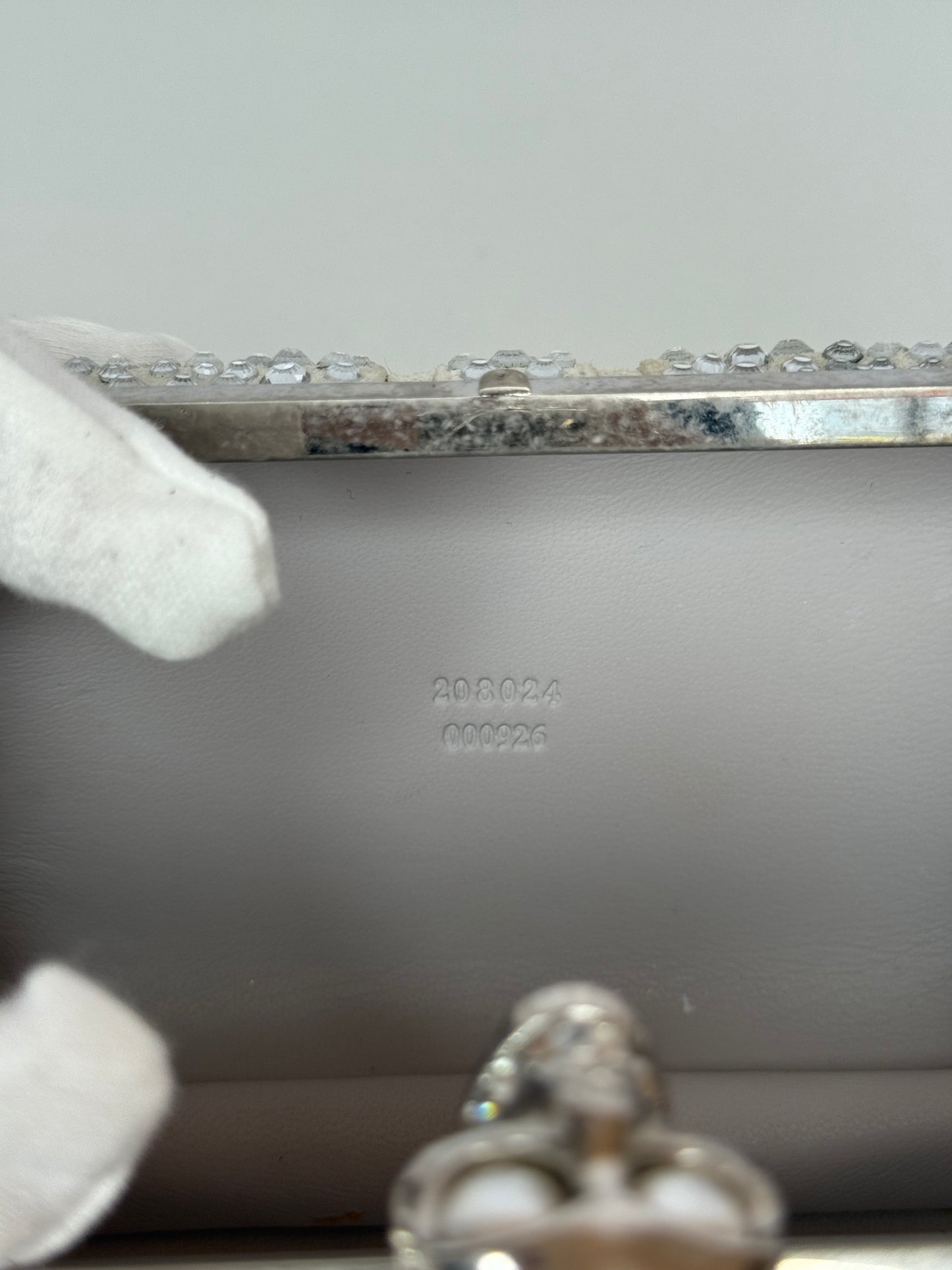 Alexander McQueen Off White Suede Studded Britannia Skull Box Clutch