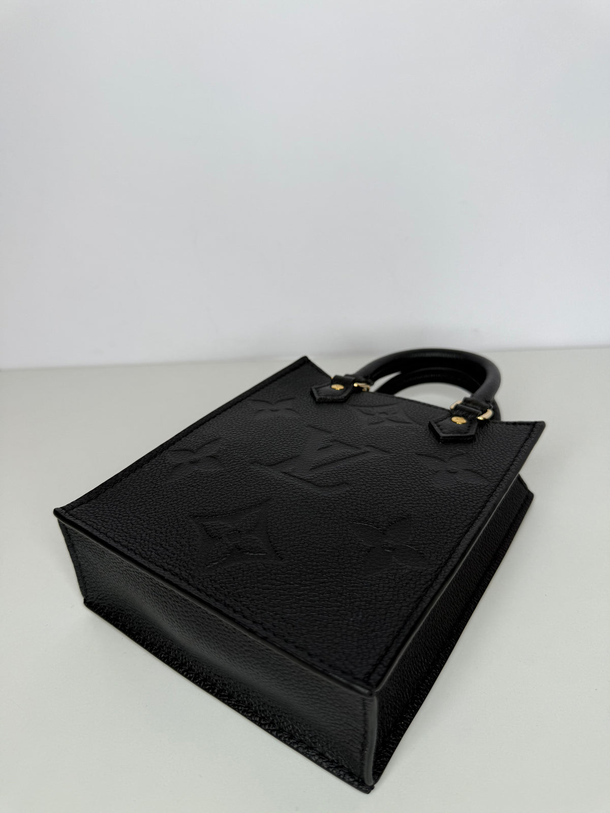 Louis Vuitton Monogram Empreinte Leather Petit Sac Plat