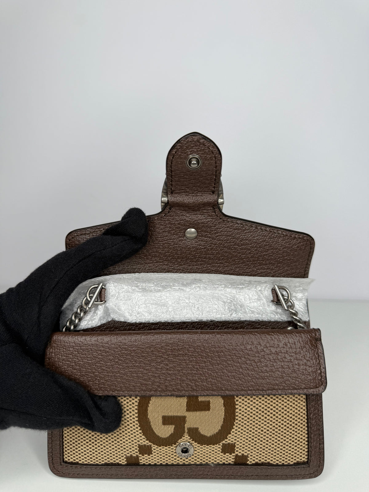Gucci Jumbo GG Dionysus Super Mini Bag
