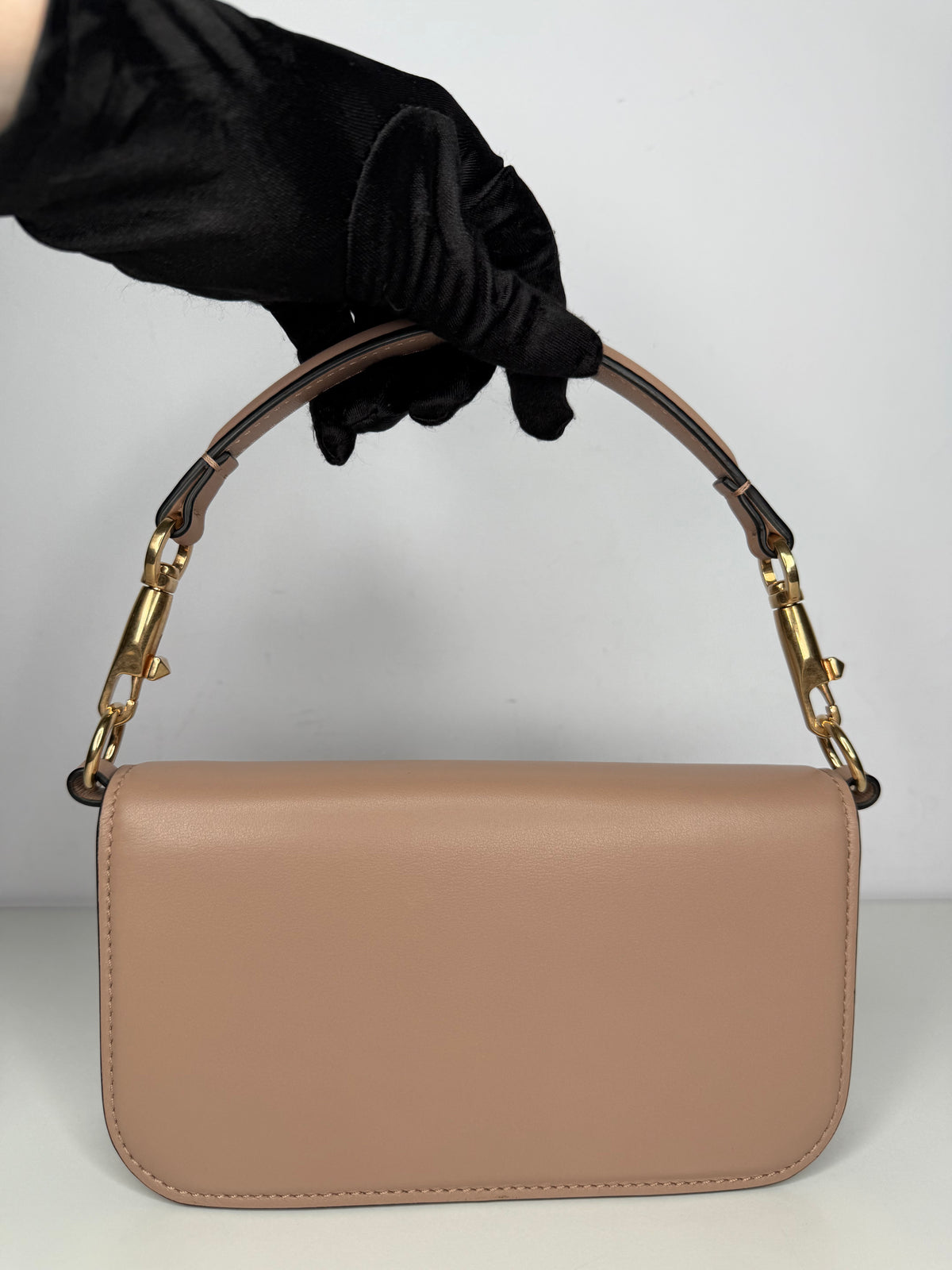 Valentino Garavani Small Loco Beige Jewel Logo bag