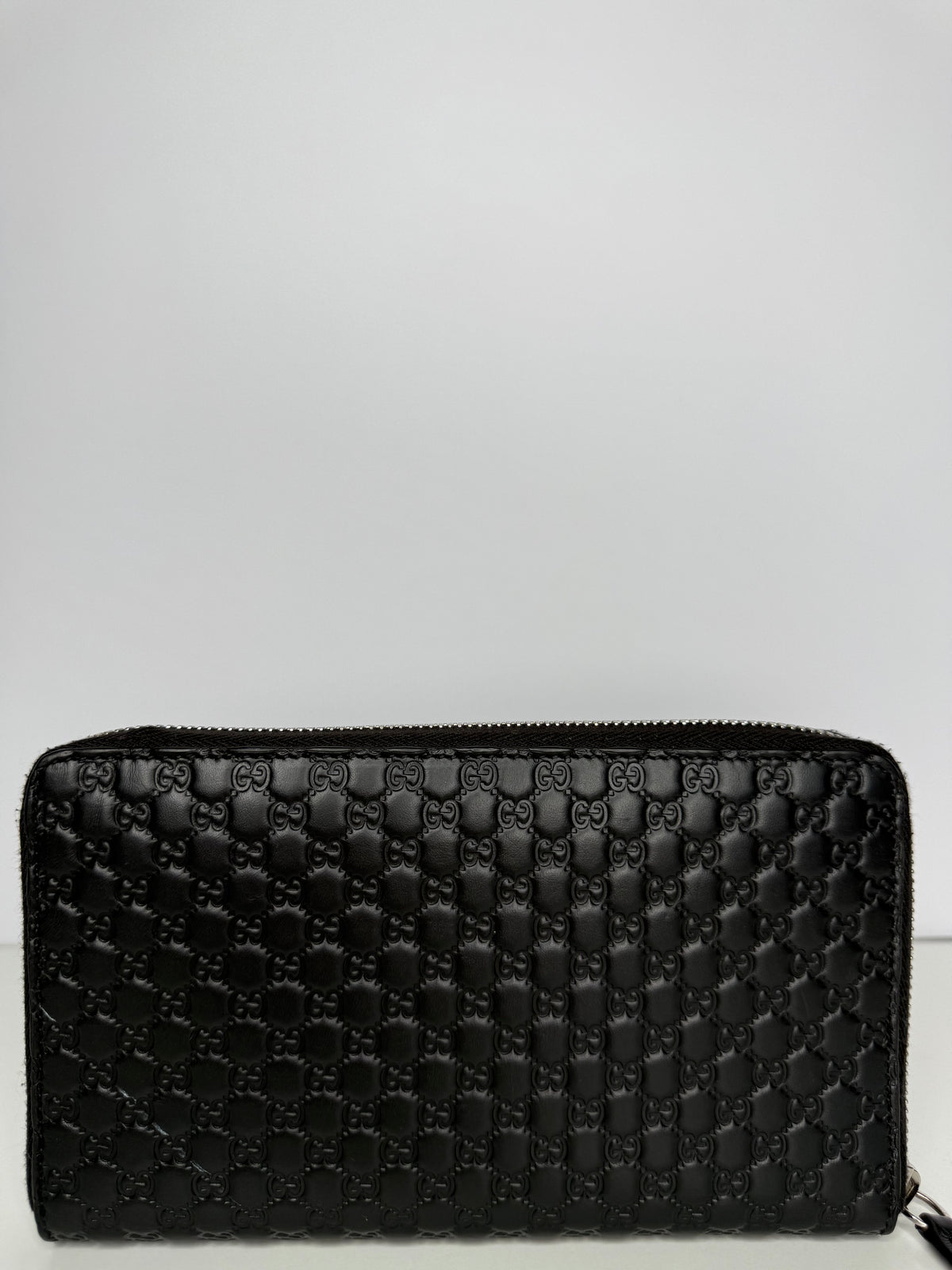 Gucci Black Microguccissima Leather Long Zippy Organizer Wallet