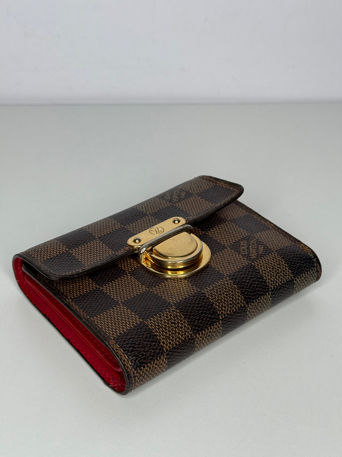 Louis Vuitton Koala Wallet Damier Ebene Canvas