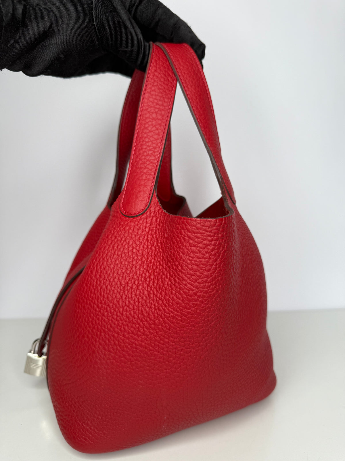 Hermès Picotin 18 Rouge Grenat Togo Leather