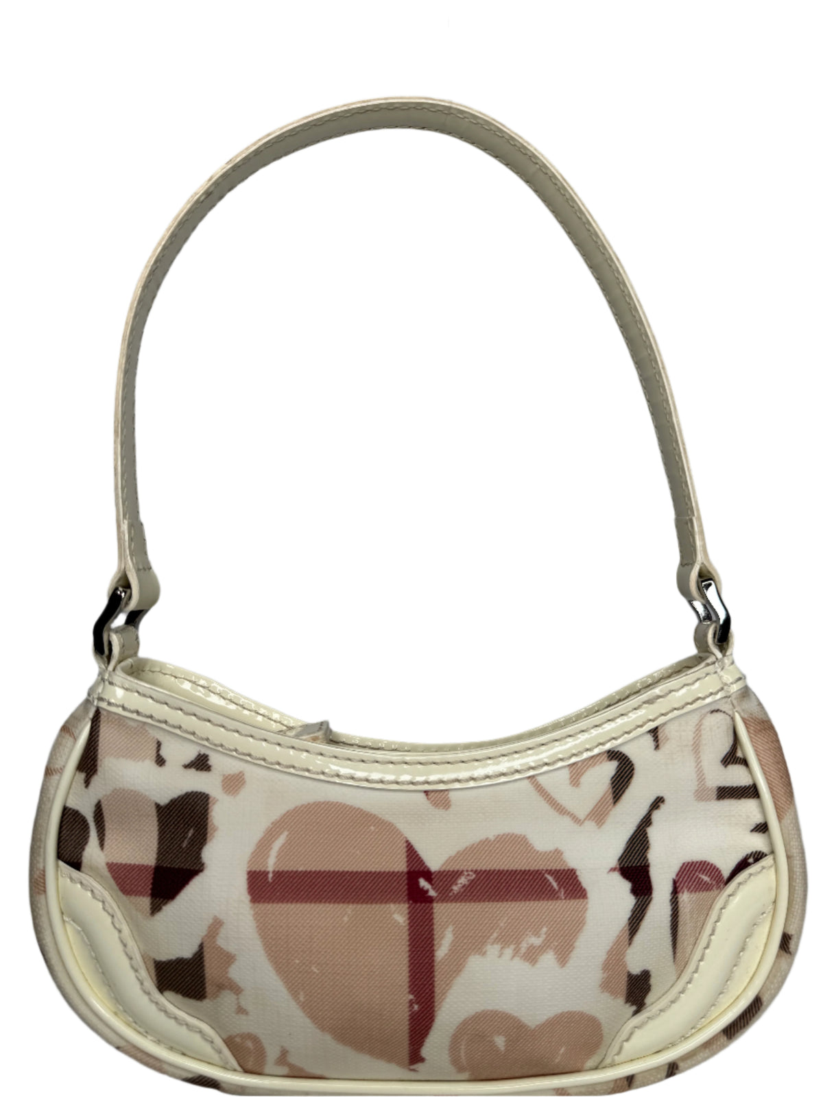 Burberry Painted Hearts Nova Check Pochette