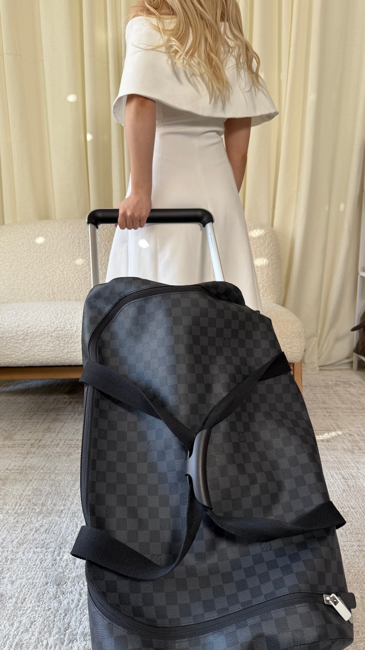 Louis Vuitton Horizon Soft Duffle 65 Damier Graphite Canvas