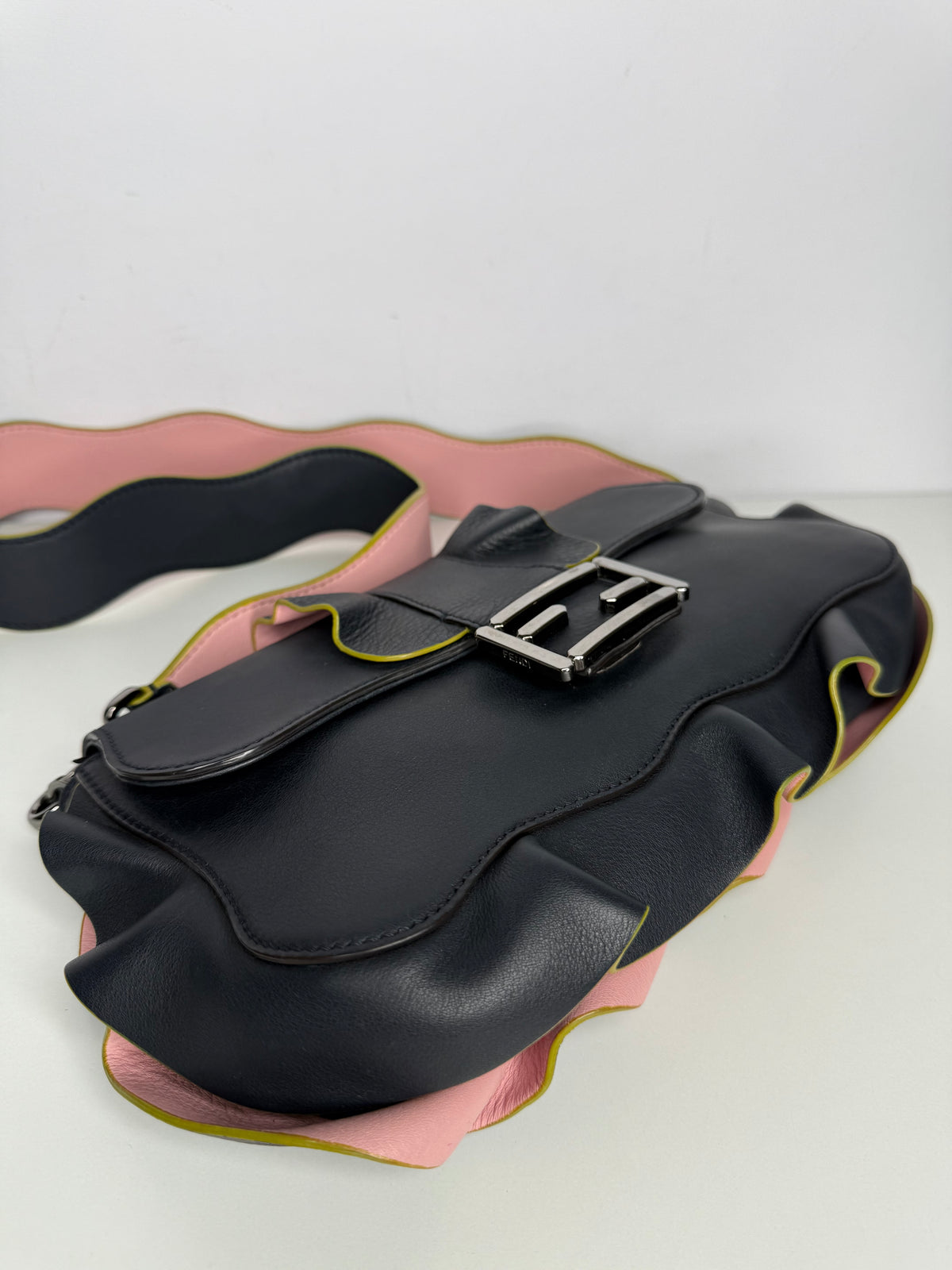 Fendi Wave Baguette Midnight Blue