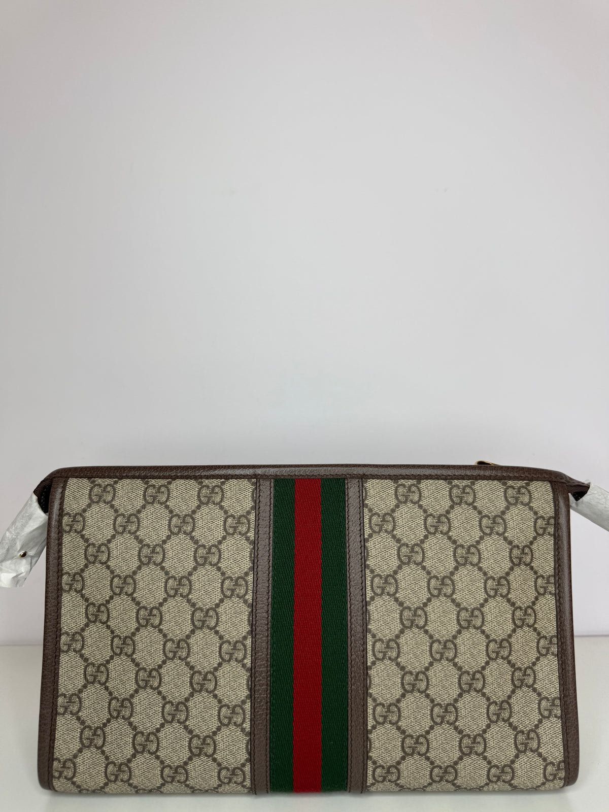Gucci GG Supreme Canvas Web Ophidia Pouch