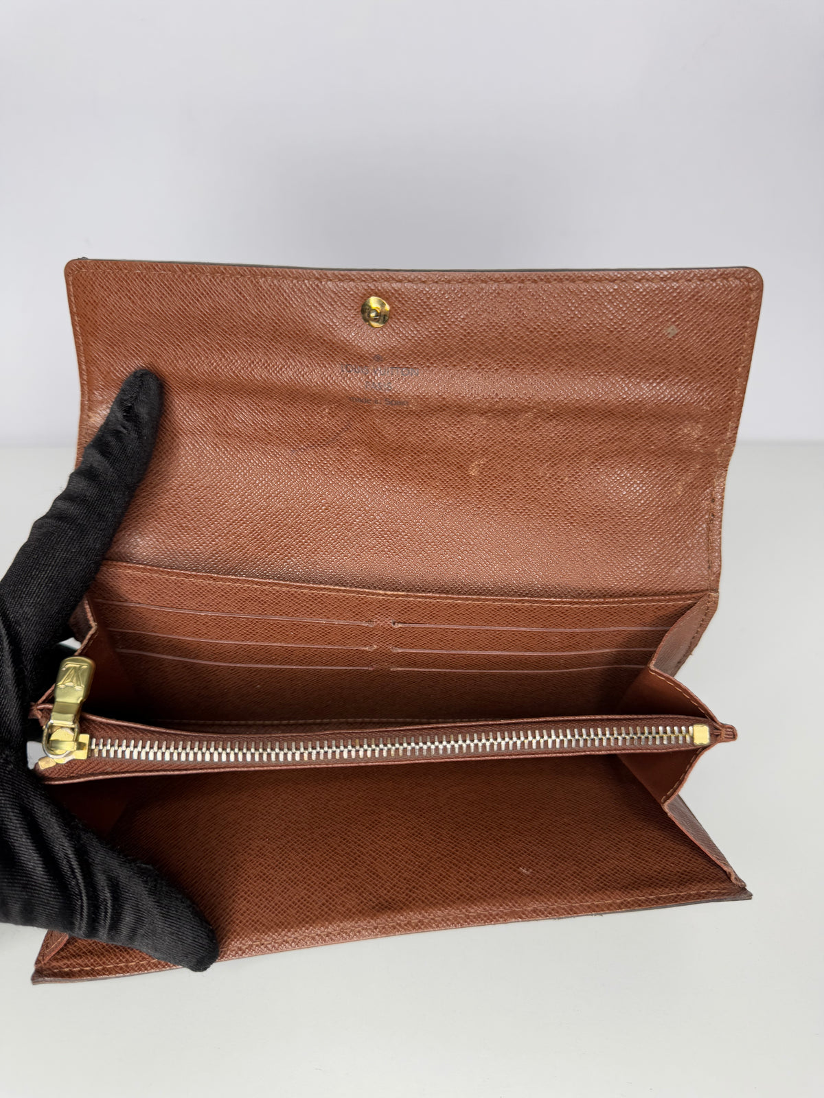 Louis Vuitton Sarah Continental Wallet Monogram Canvas
