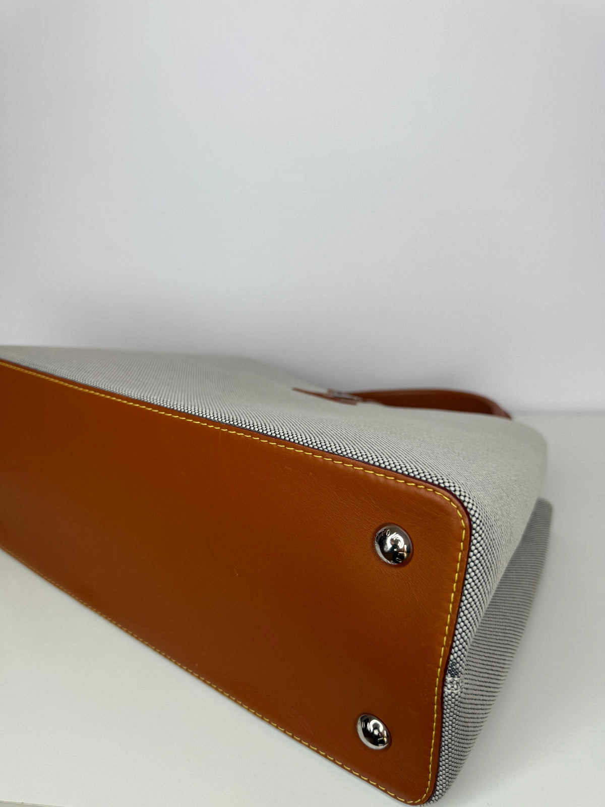 Louis Vuitton Toile and Leather Capucines Mateo MM Bag