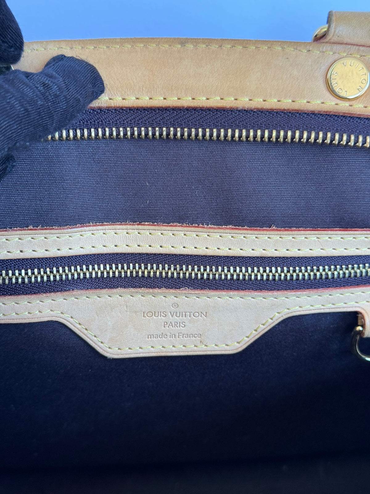 Louis Vuitton Amarante Monogram Vernis Brea MM Bag
