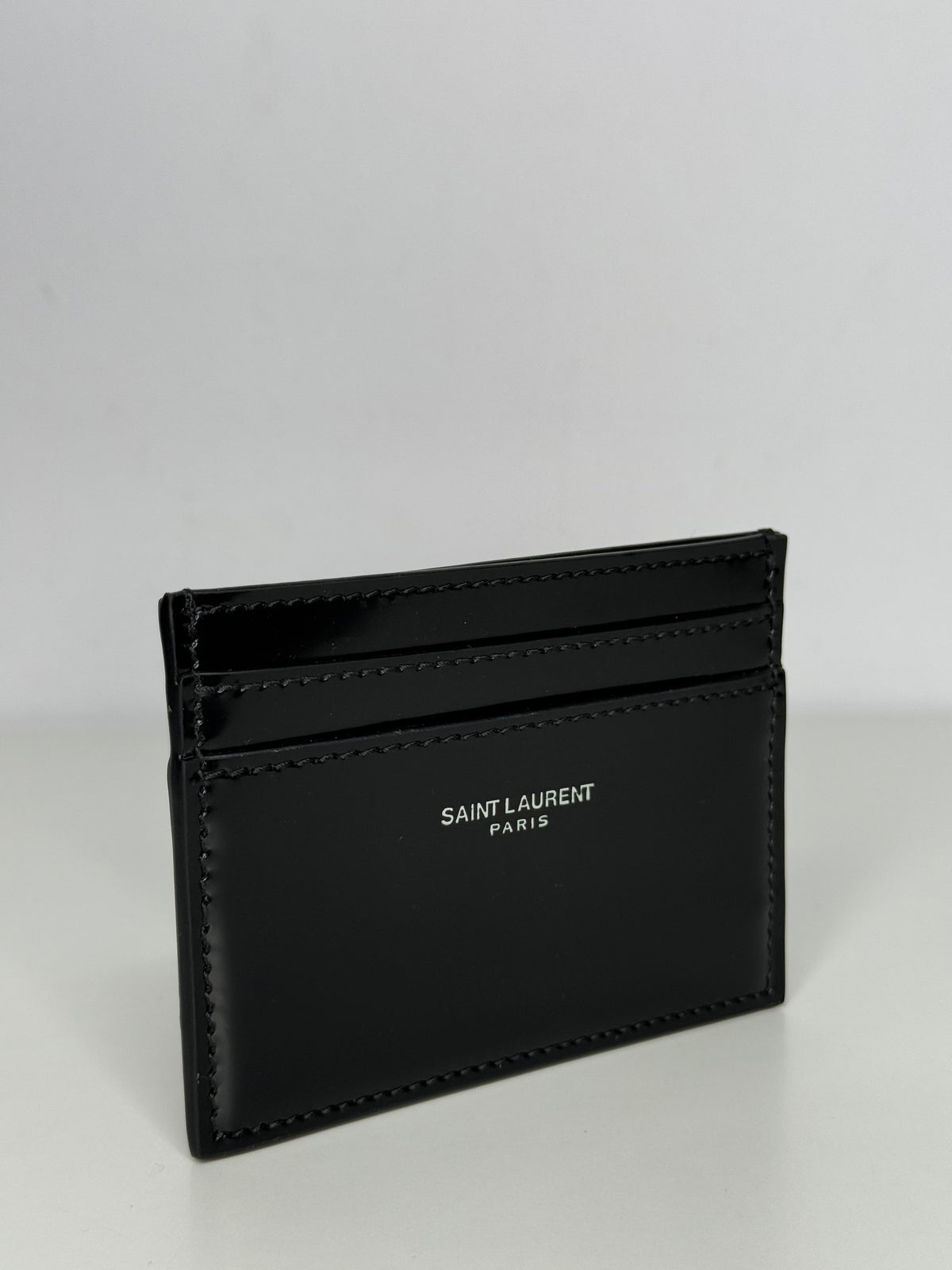 Saint Laurent Paris Leather Card Holder