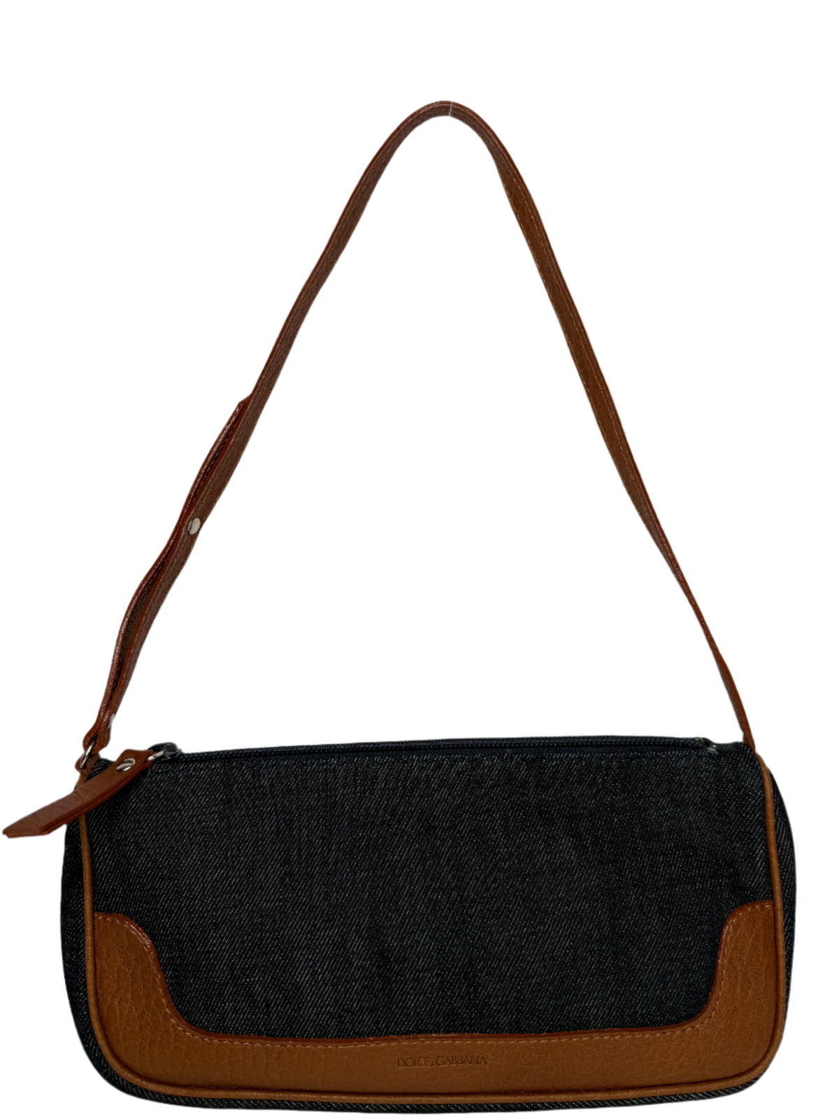 Dolce Gabbana Dark Blue Denim Pochette