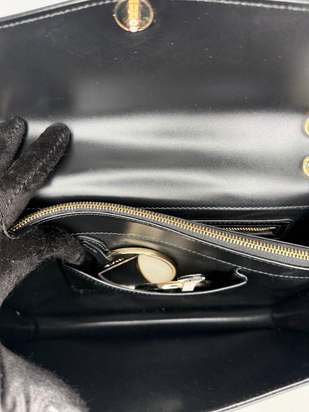 Bvlgari Glam Rebel Serpenti Forever Black Shoulder Bag