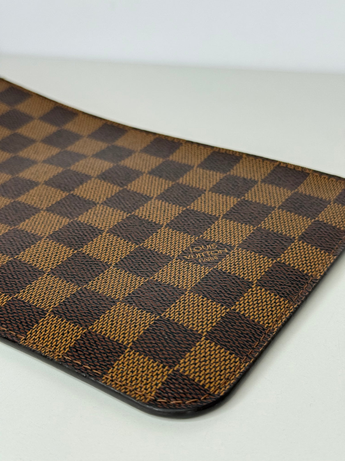 Louis Vuitton Neverfull Pochette Damier Ebene Canvas