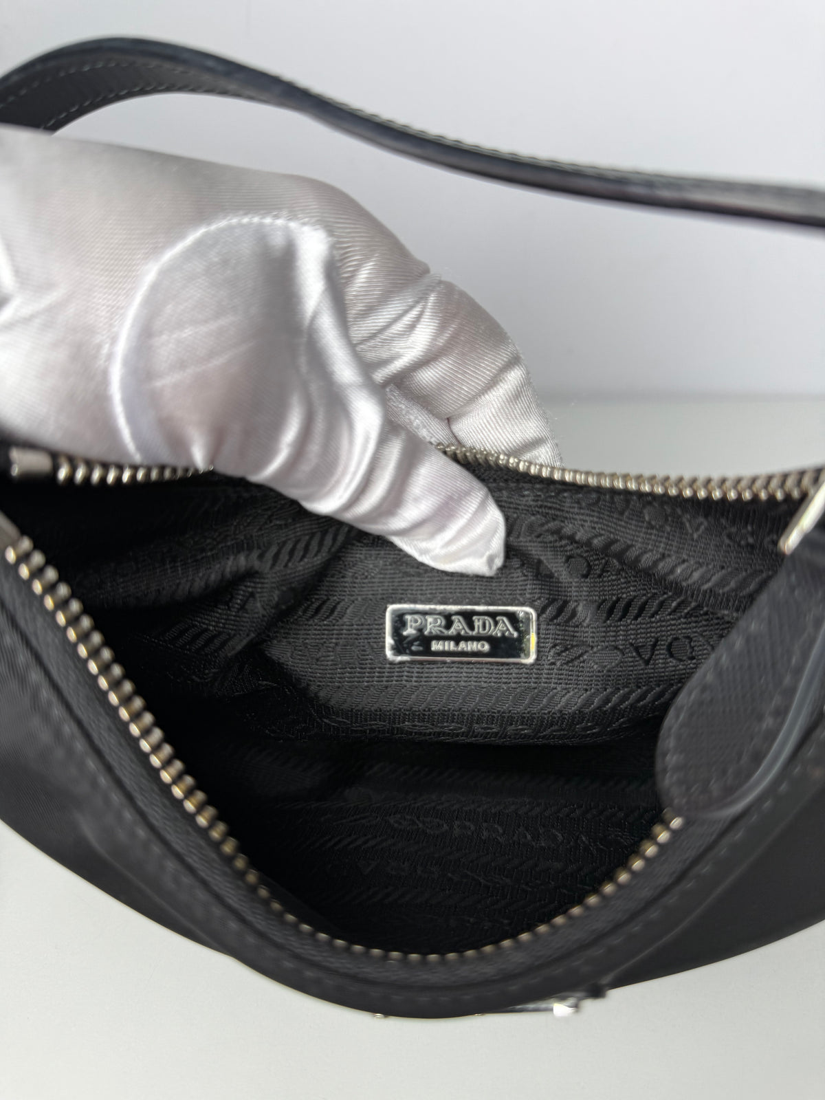 Prada Re-Edition 2005 Re-Nylon Black Pochette