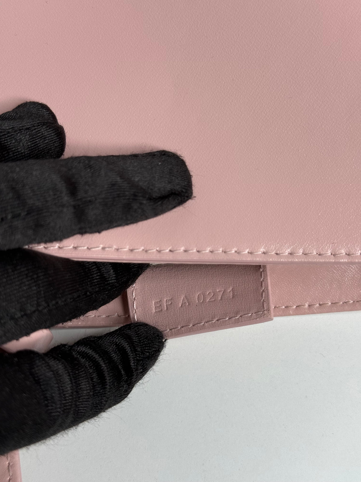 Givenchy Cut Out Light Pink Leather Crossbody Bag