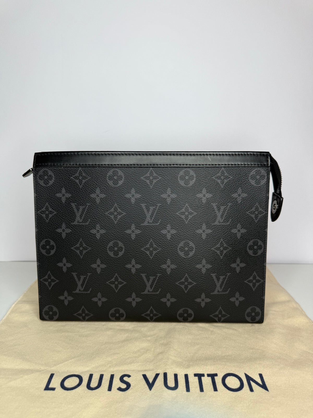 Louis Vuitton Pochette Voyage MM Monogram Eclipse Canvas