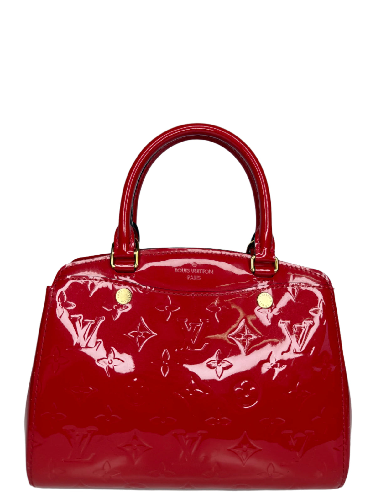 Louis Vuitton Brea PM Red Vernis Handbag