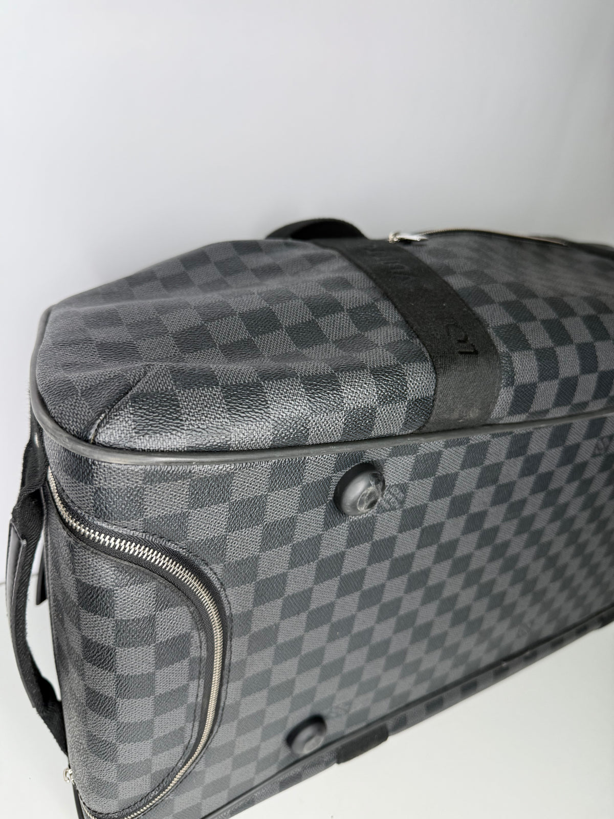Louis Vuitton Neo Eole 60 Rolling Duffle Bag Damier Graphite Canvas