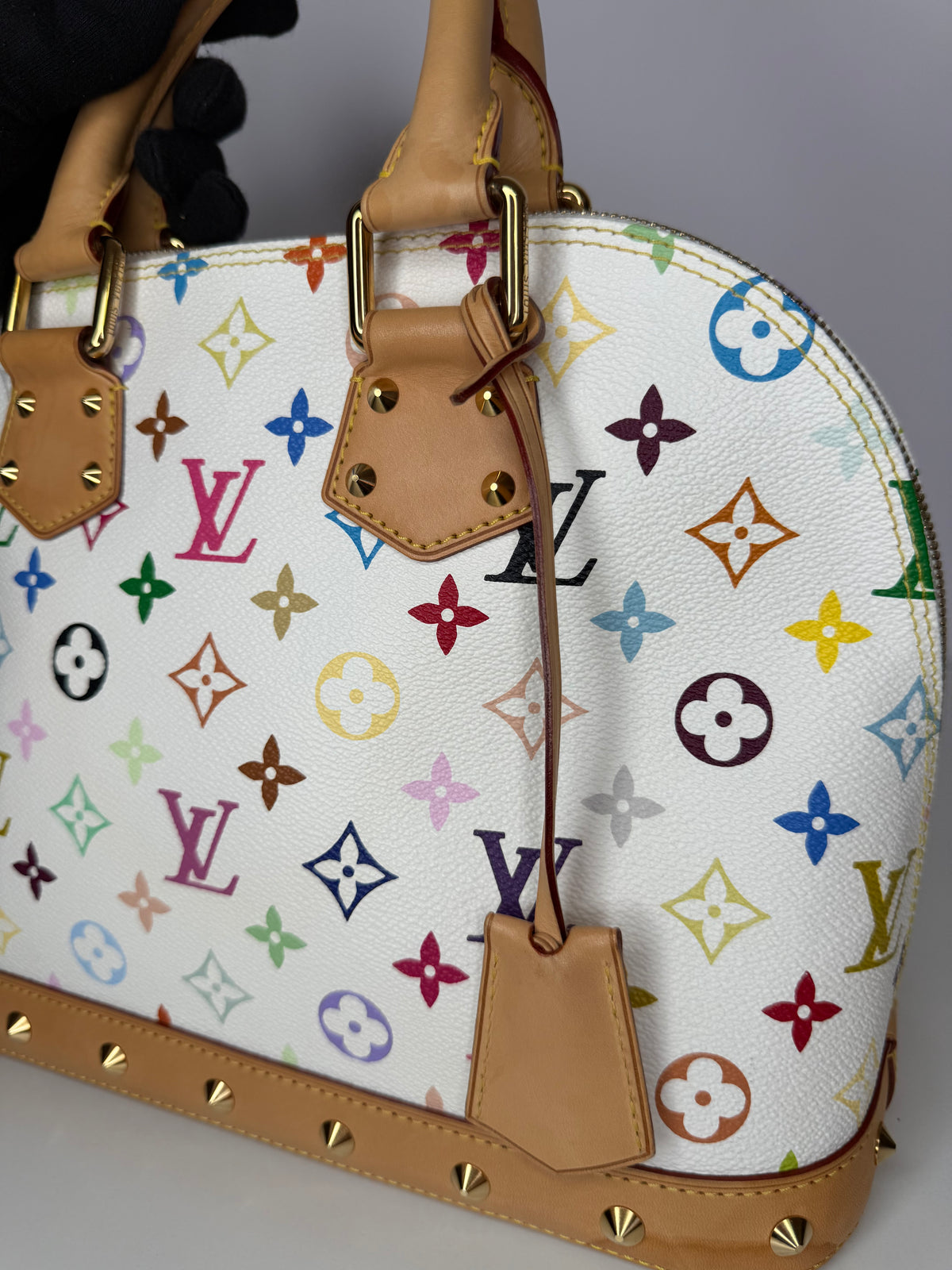Louis Vuitton Limited Edition Alma PM Monogram Multicolor Takashi Murakami