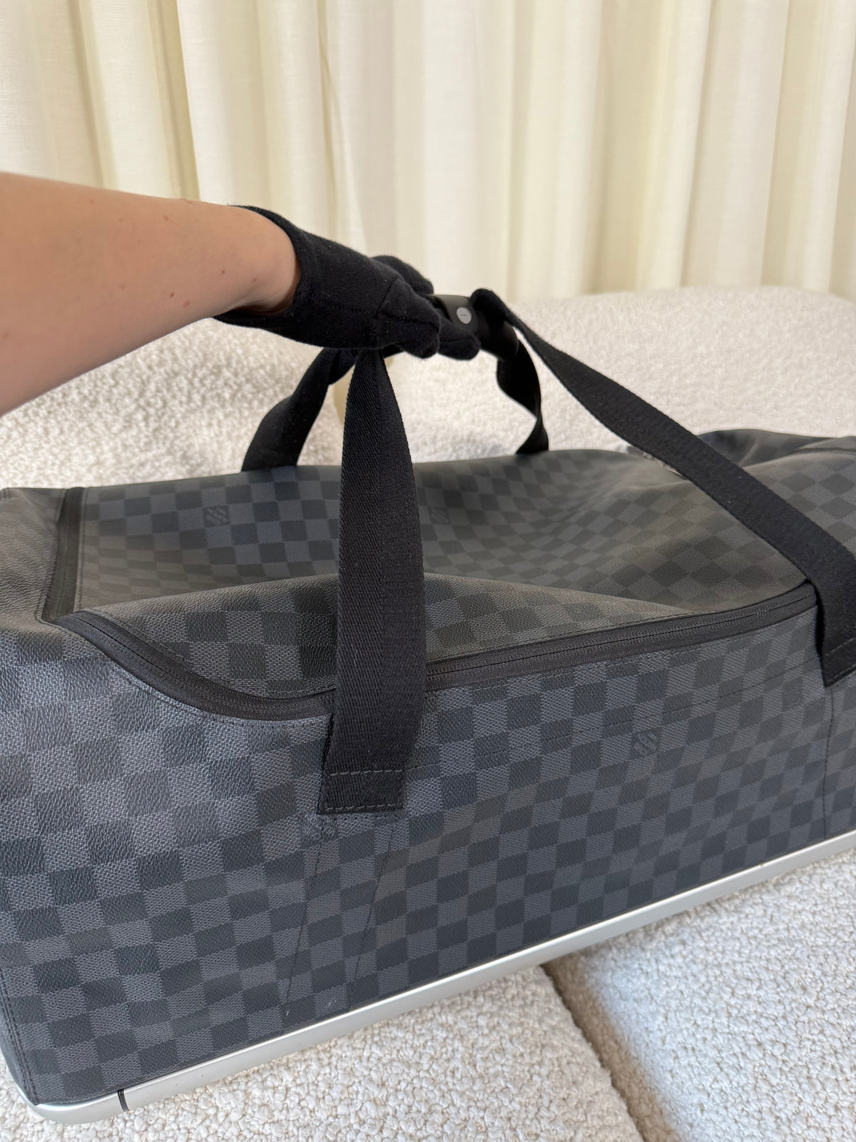 Louis Vuitton Horizon Soft Duffle 65 Damier Graphite Canvas