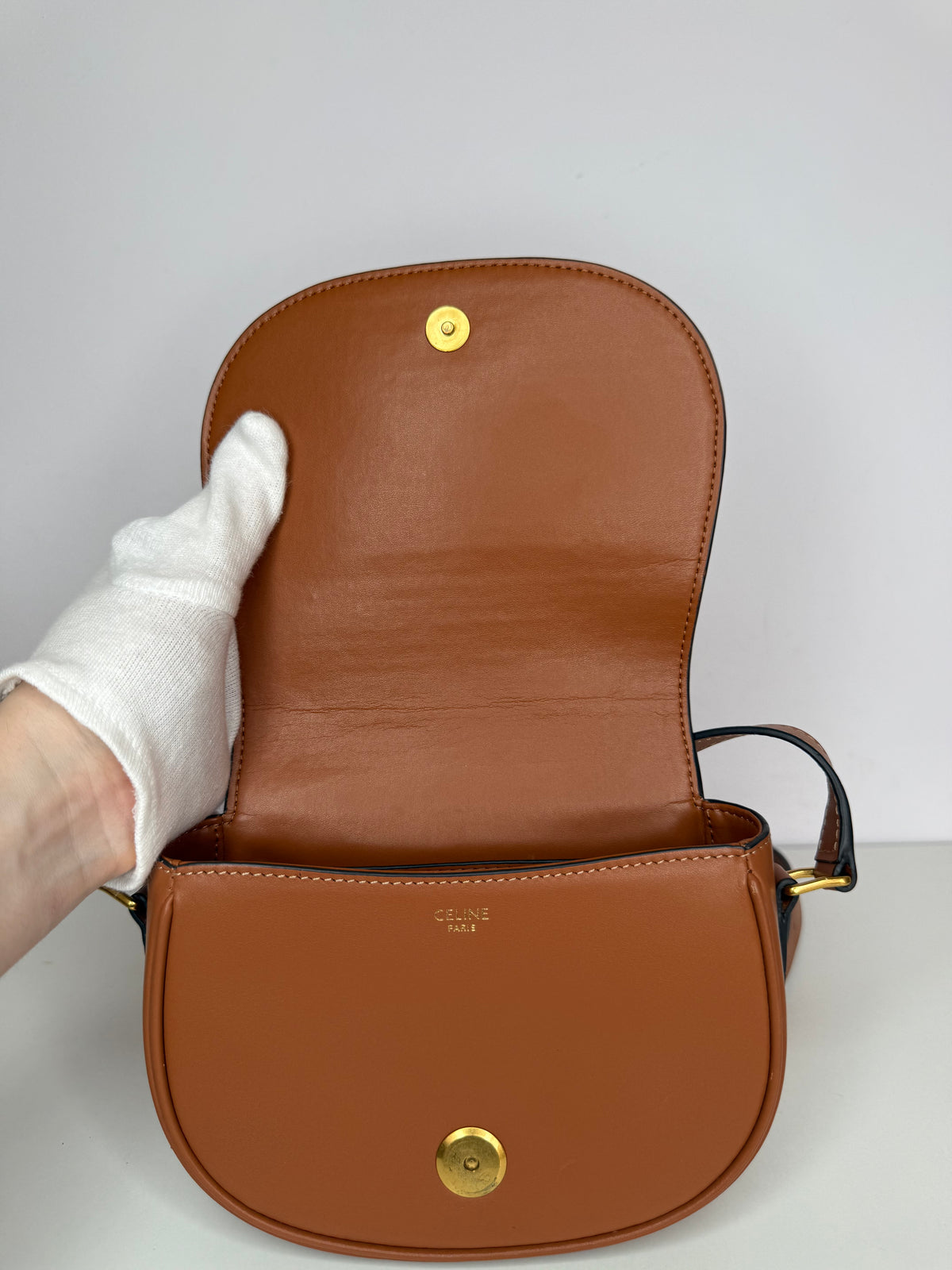 Celine Small Crécy bag in Natural Calfskin