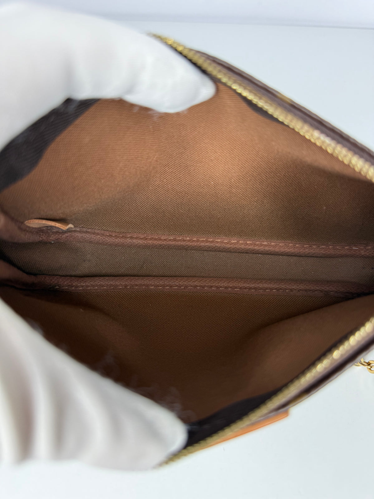 Louis Vuitton Multi Pochette Accessoires Rose Clair Strap Monogram Canvas