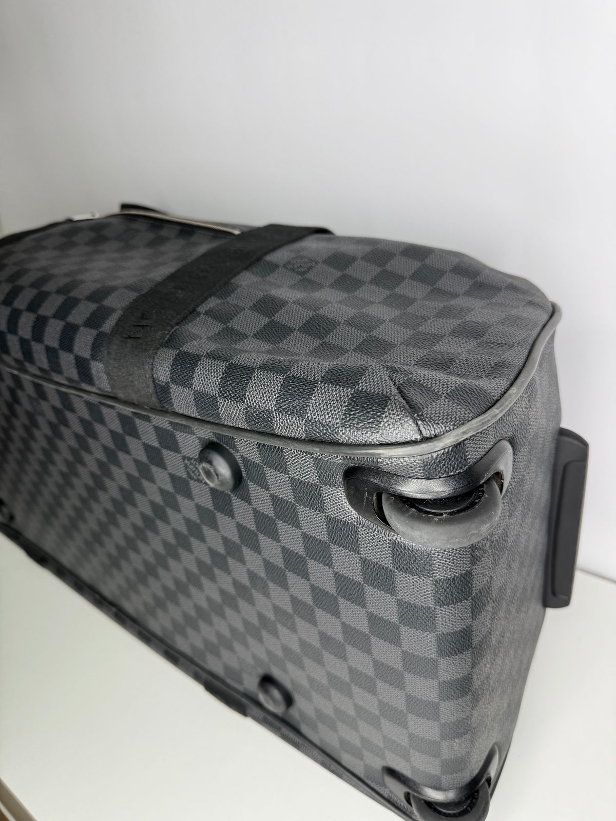 Louis Vuitton Neo Eole 60 Rolling Duffle Bag Damier Graphite Canvas