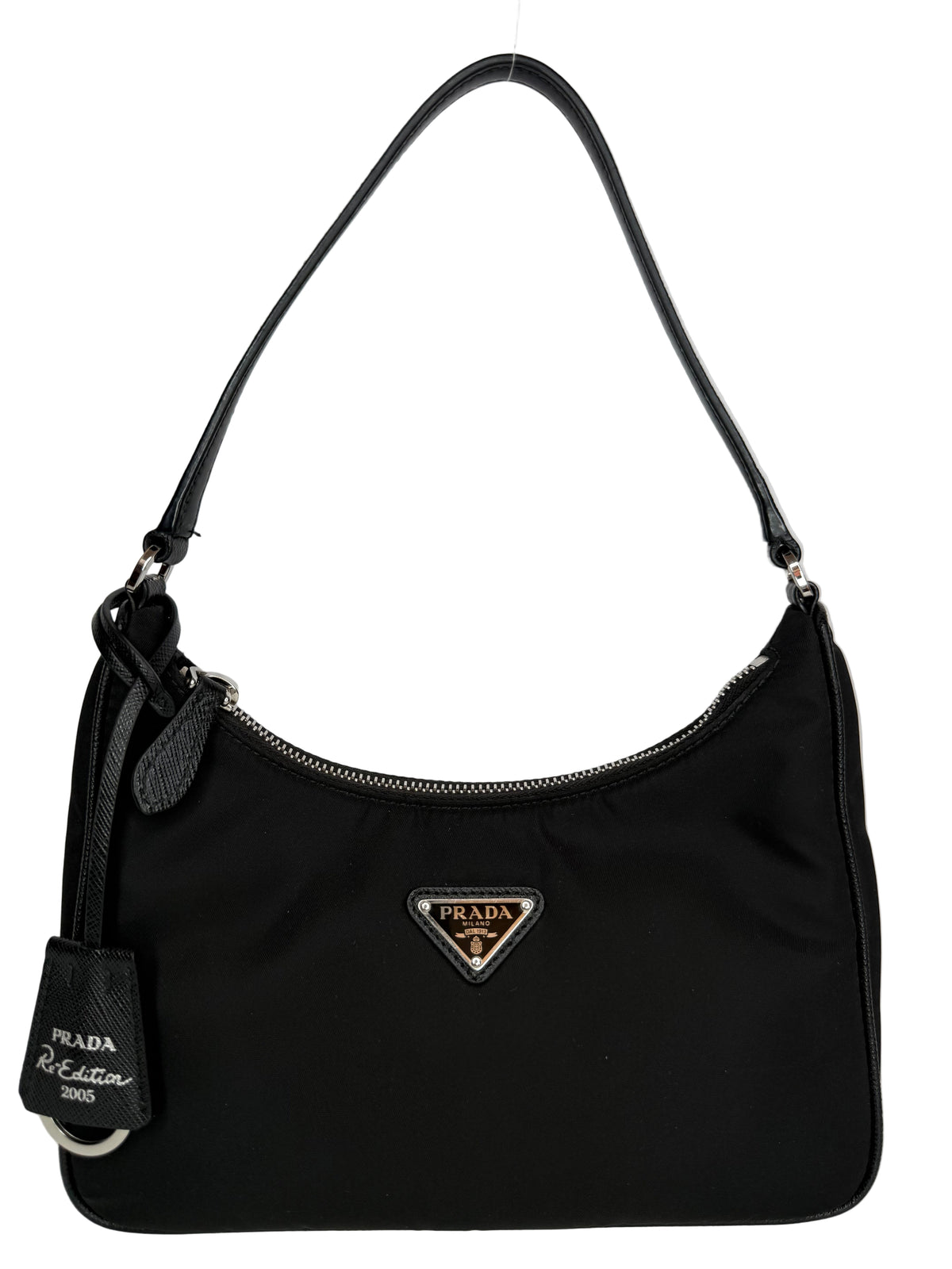 Prada Black Nylon Re-Edition 2005 Pochette