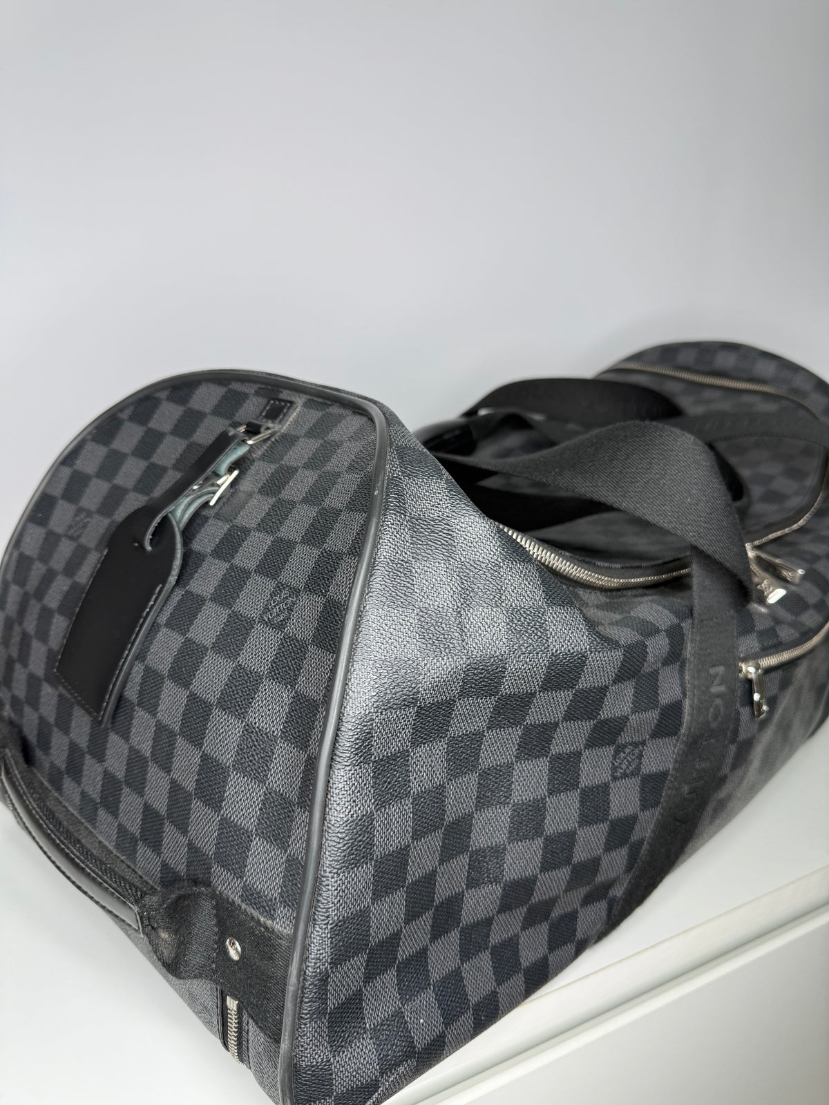 Louis Vuitton Neo Eole 60 Rolling Duffle Bag Damier Graphite Canvas